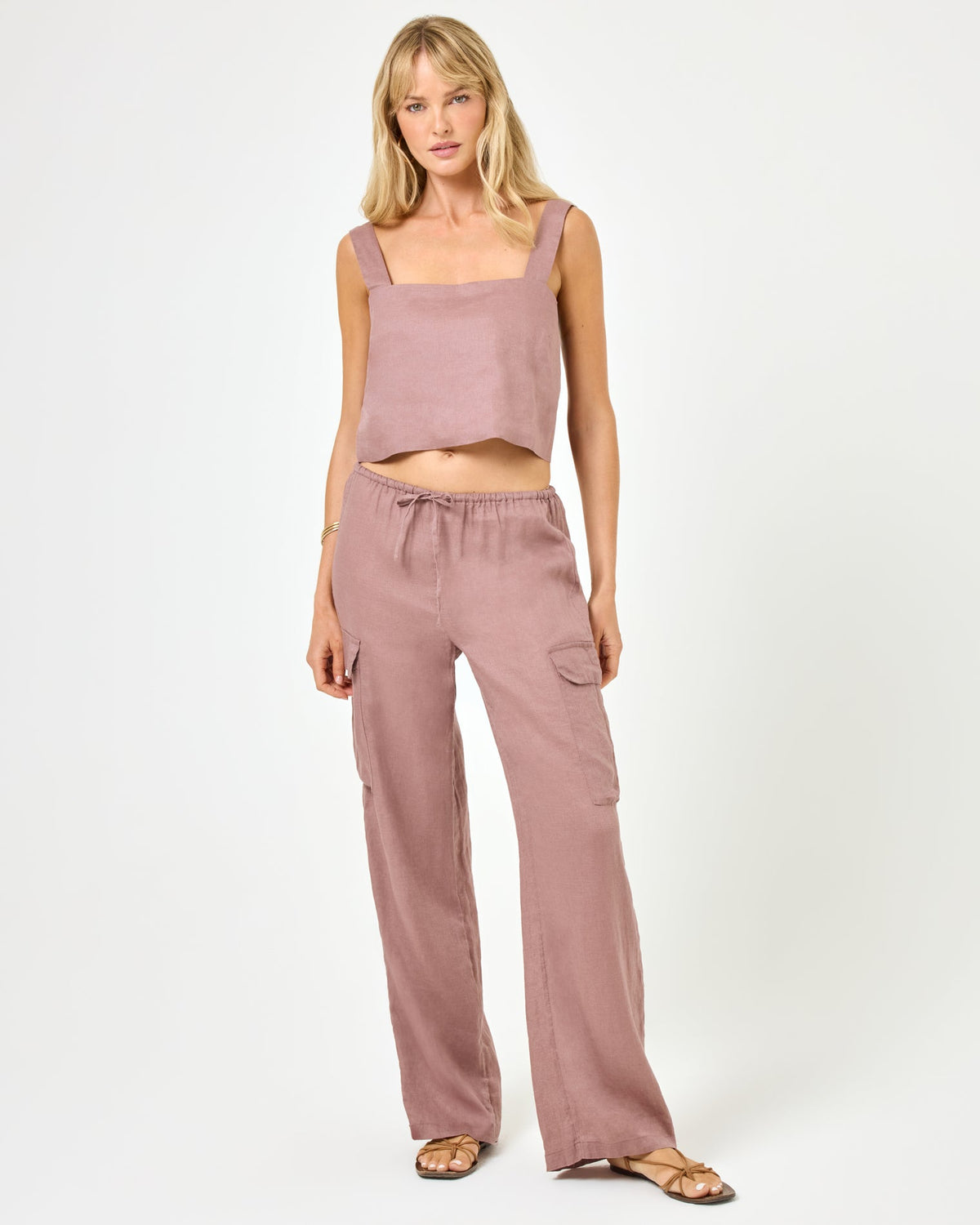 Sundown Cargo Pant - Smoky Quartz Smoky Quartz | Model: Lura (size: S)