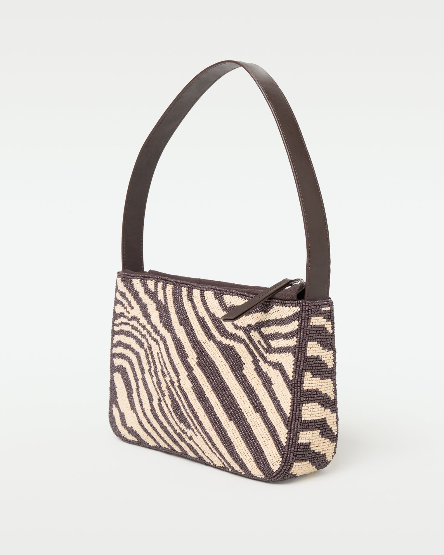 Alora Bag - Animal Side view of the animal print Alora Bag showing the structured silhouette.