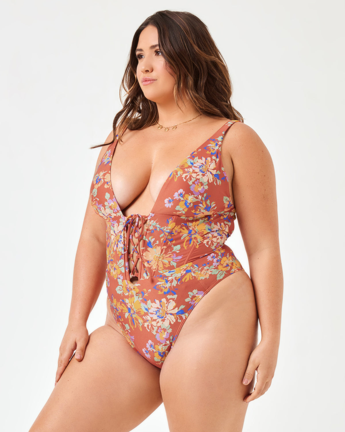 Belle One Piece - First Bloom First Bloom | Model: Jessica (size: XL)