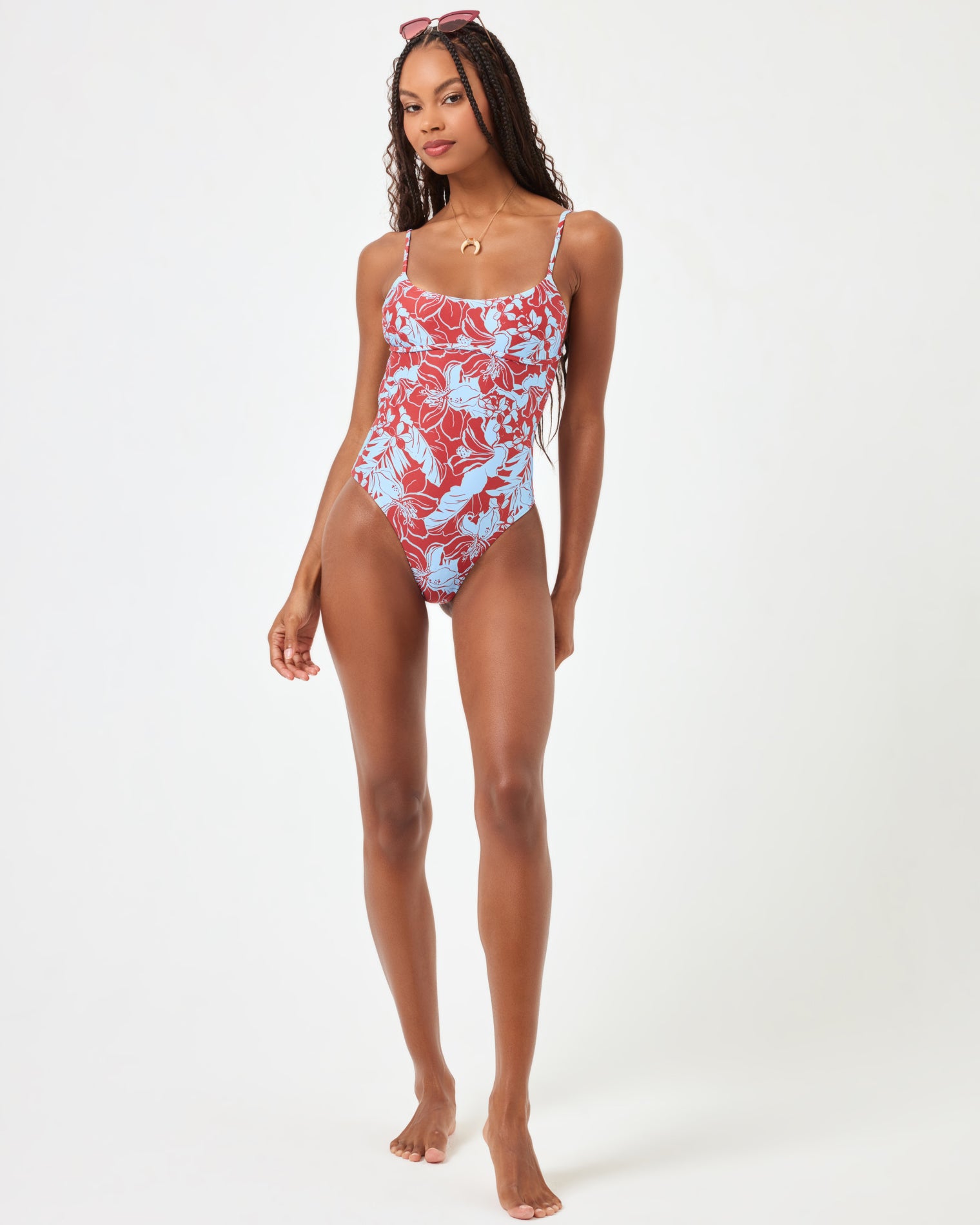 Eco Chic Econyl® Bree One Piece - Going Tropical Going Tropical | Model: Taelor (size: S)