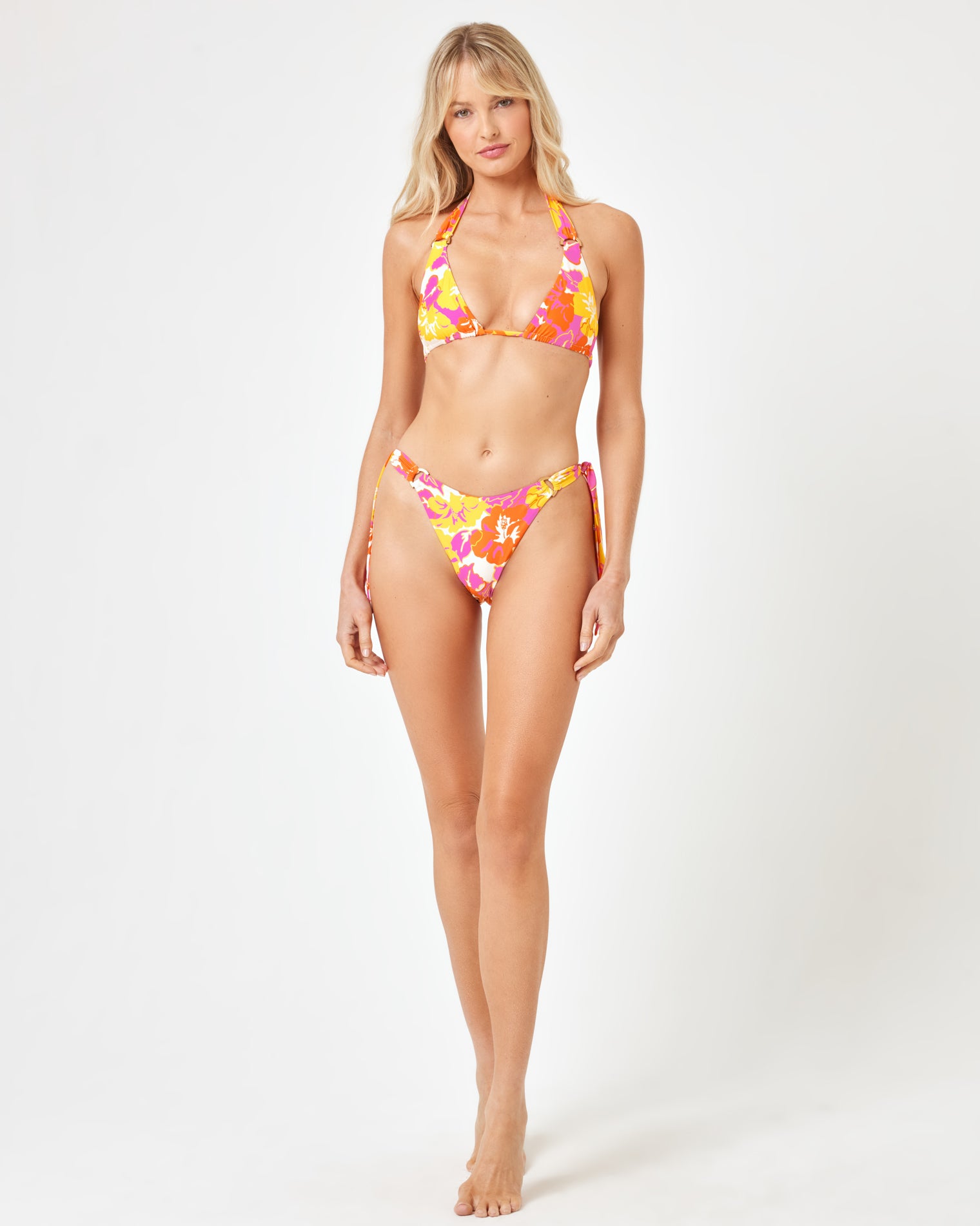Eco Chic Econyl® Eco Brielle Bikini Top - Bliss and Blossom Bliss and Blossom | Model: Lura (size: S)