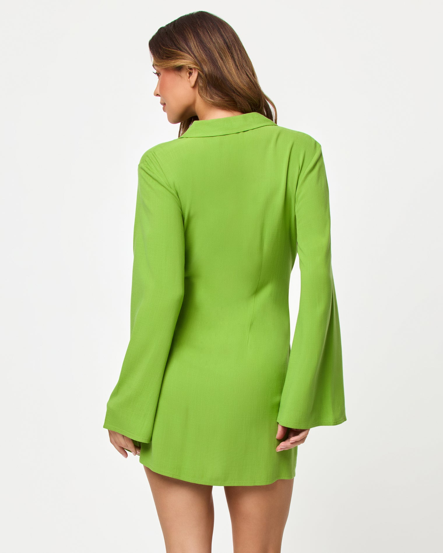 Las Palmas Dress - Verdant LSPACE Las Palmas Dress in verdant, back view on model.