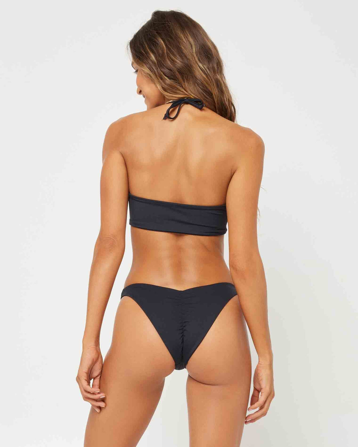 Ellie Bikini Bottom - Black Black | Model: Anna (size: S)
