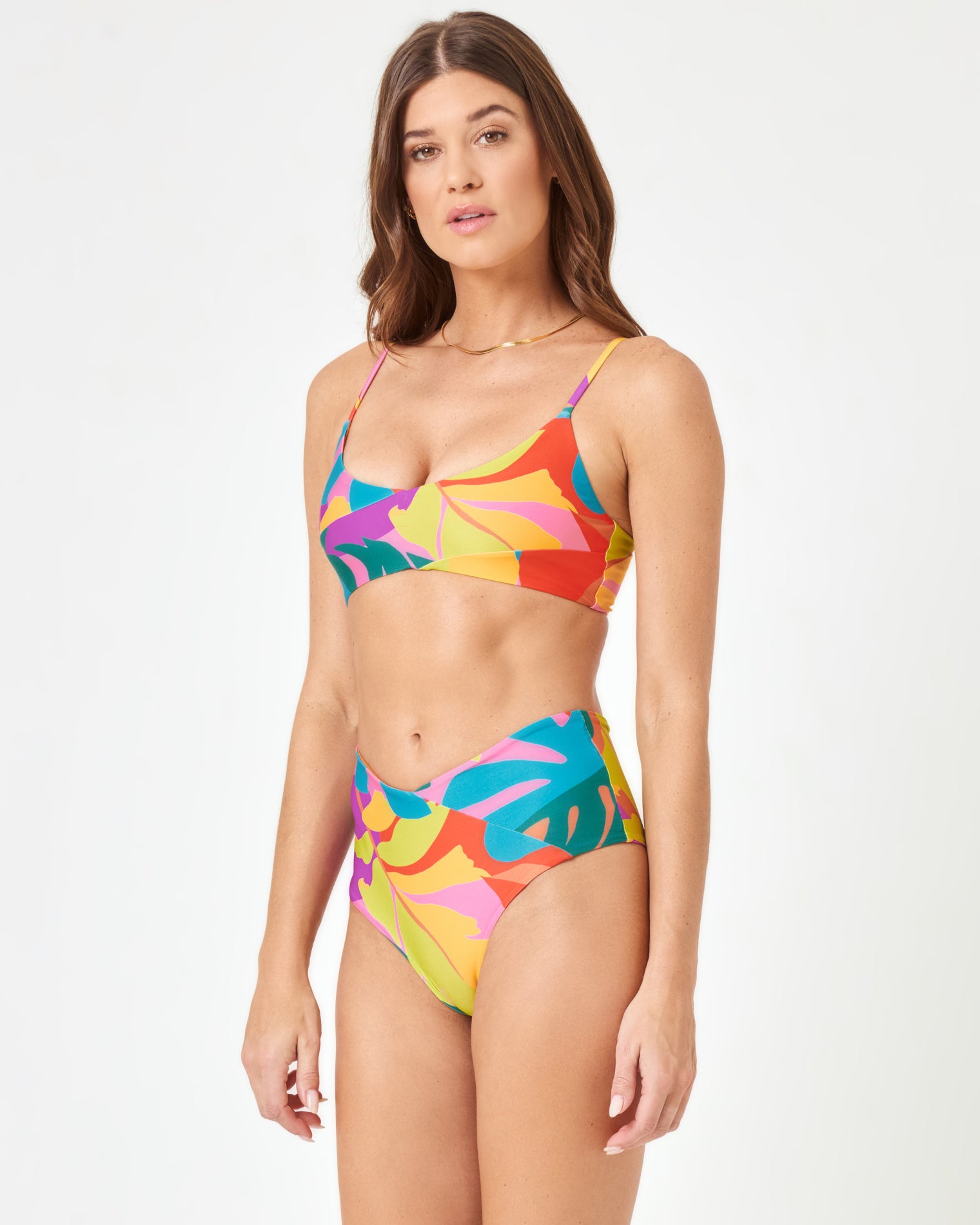 Printed High Tide Bikini Bottom - Copacabana Copacabana | Model: Maitlynn (size: S)