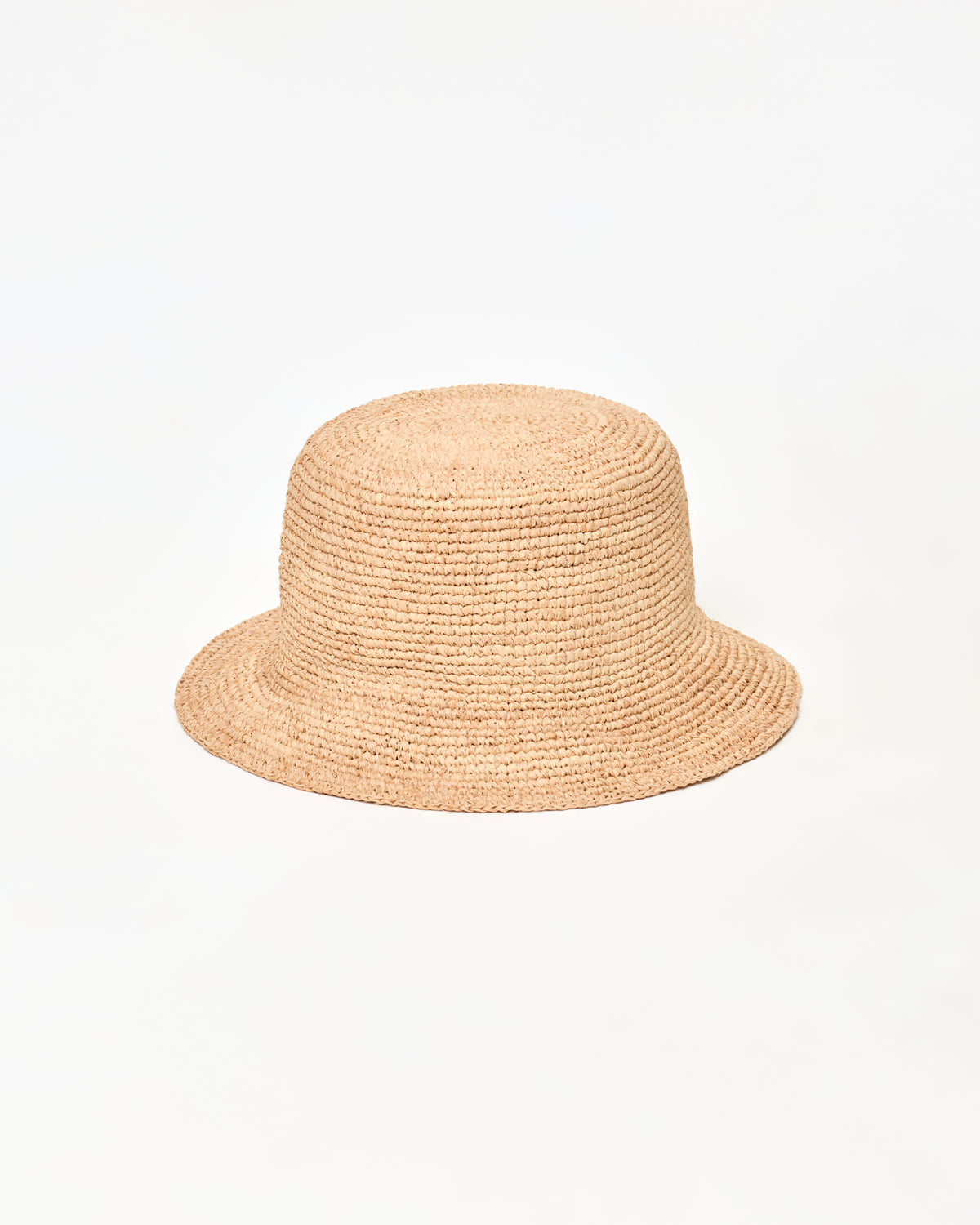 Isadora Bucket Hat - Natural-Petite LSPACE Isadora bucket hat in natural, off-model flat lay.