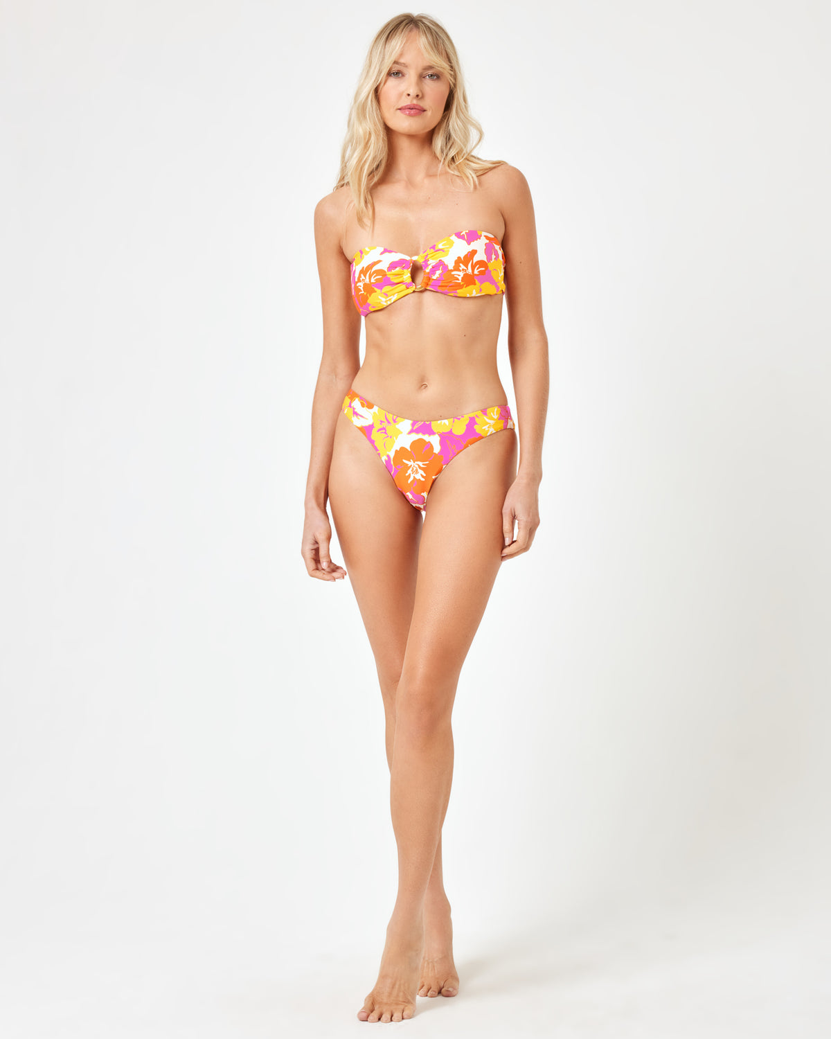 Eco Chic Econyl® Rocky Bikini Bottom - Bliss and Blossom Bliss and Blossom | Model: Lura (size: S) | Hover