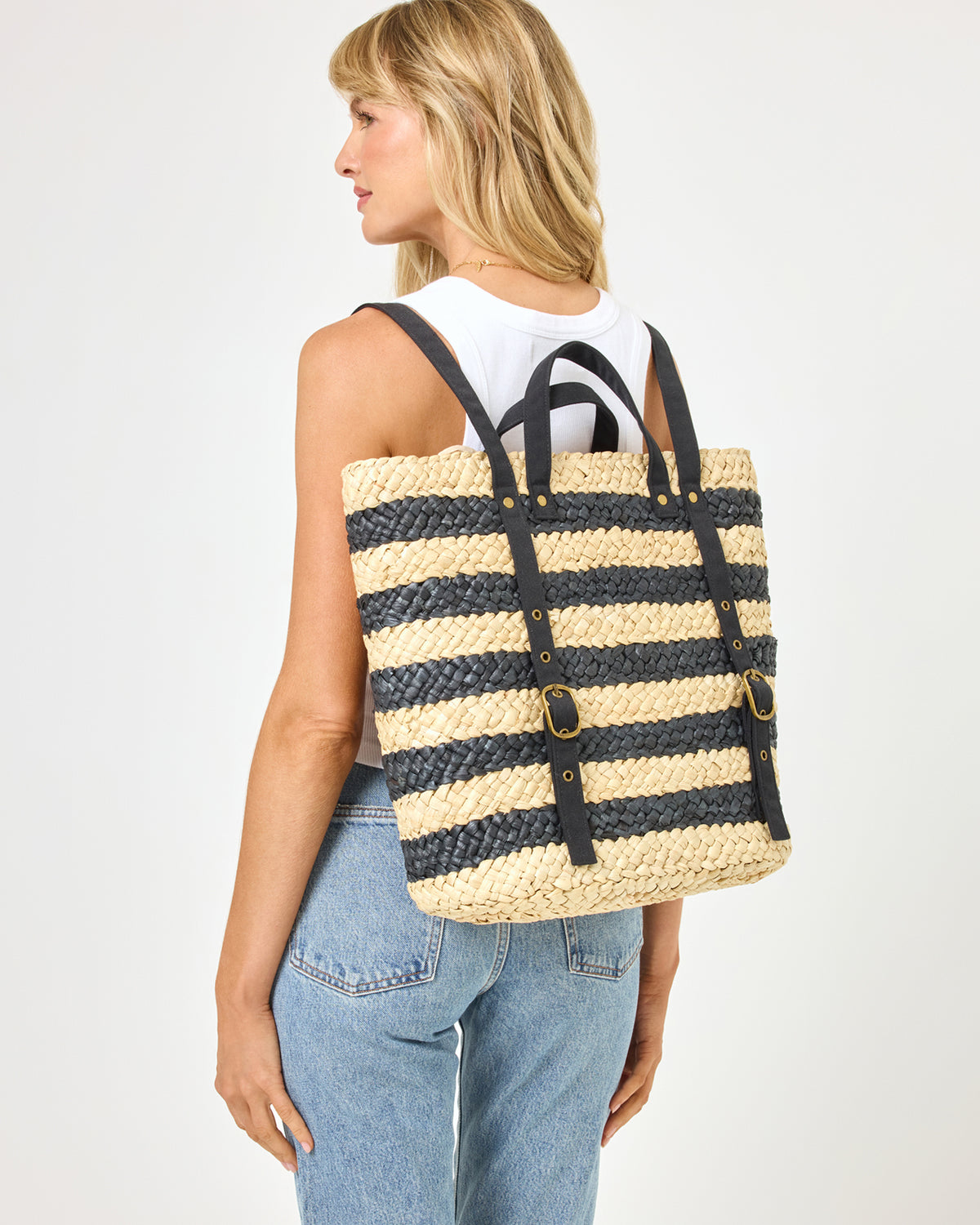 Summer Days Backpack - Natural-Black Natural-Black