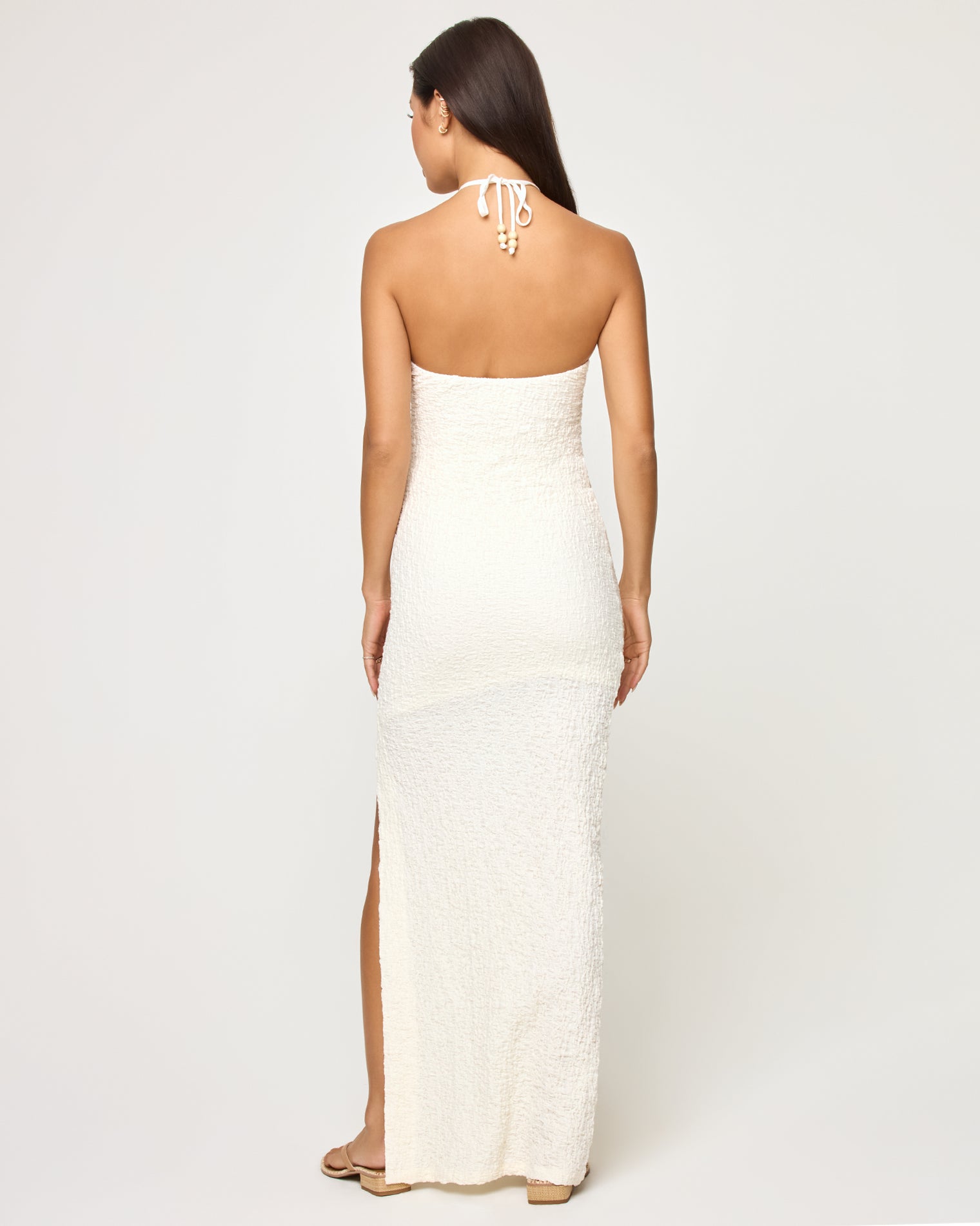 santorini dress in cream lspace new) L*SPACE Santorini Dress | Size S
