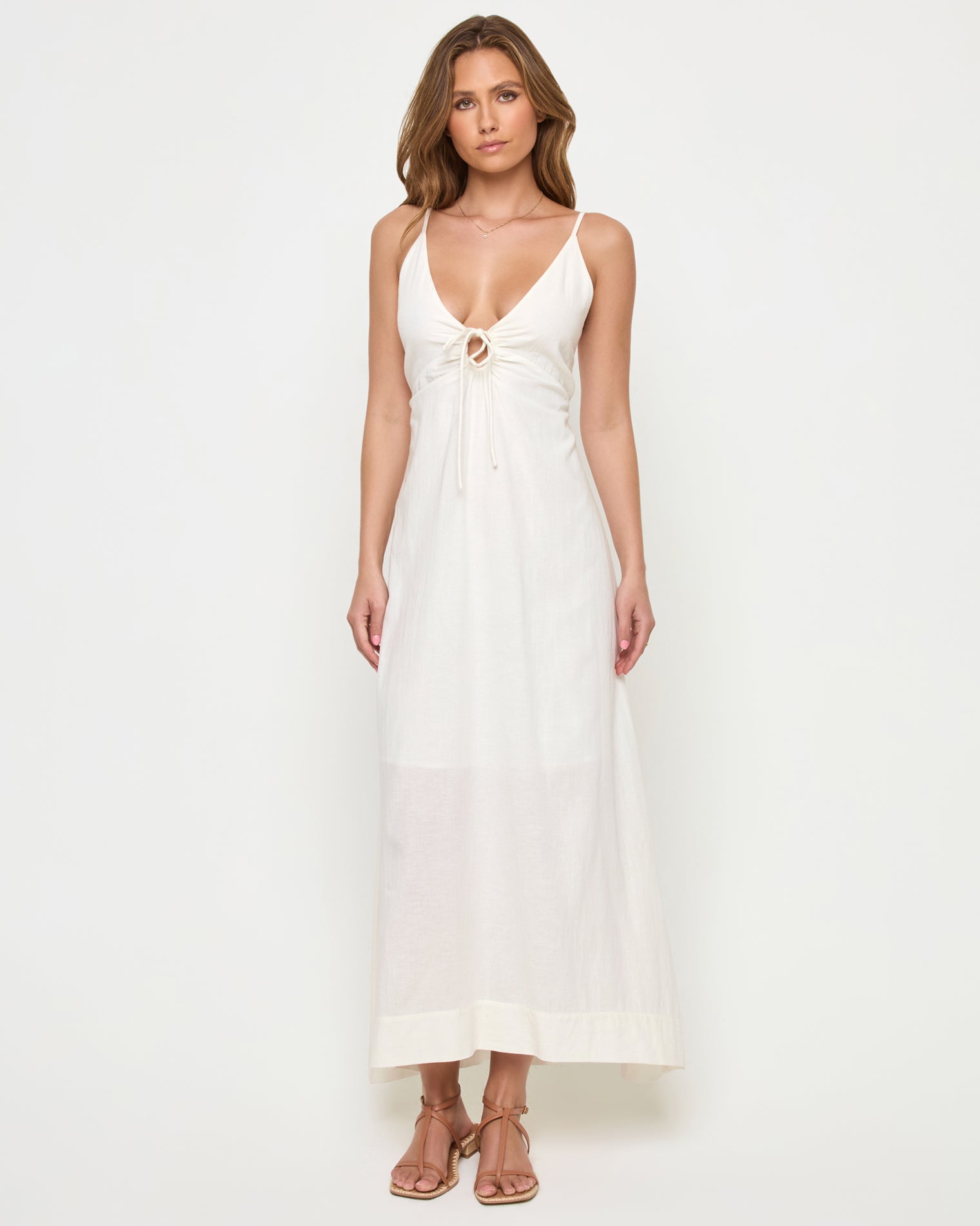 mabel lace up maxi dress Mabel Off Shoulder Chiffon Maxi Dress / Lemon | MESHKI