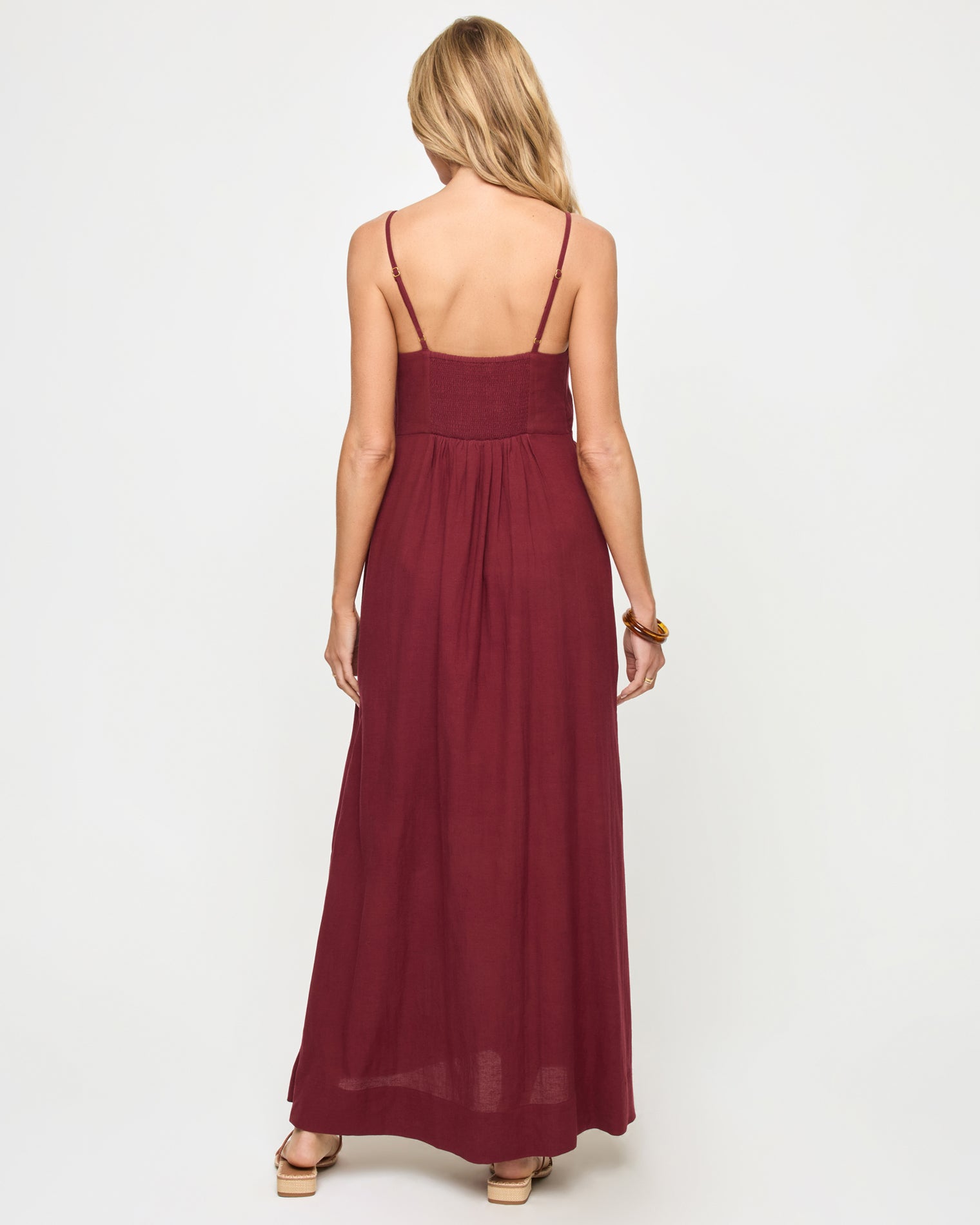 mabel lace up maxi dress Long Sleeve Lace Maxi Dress