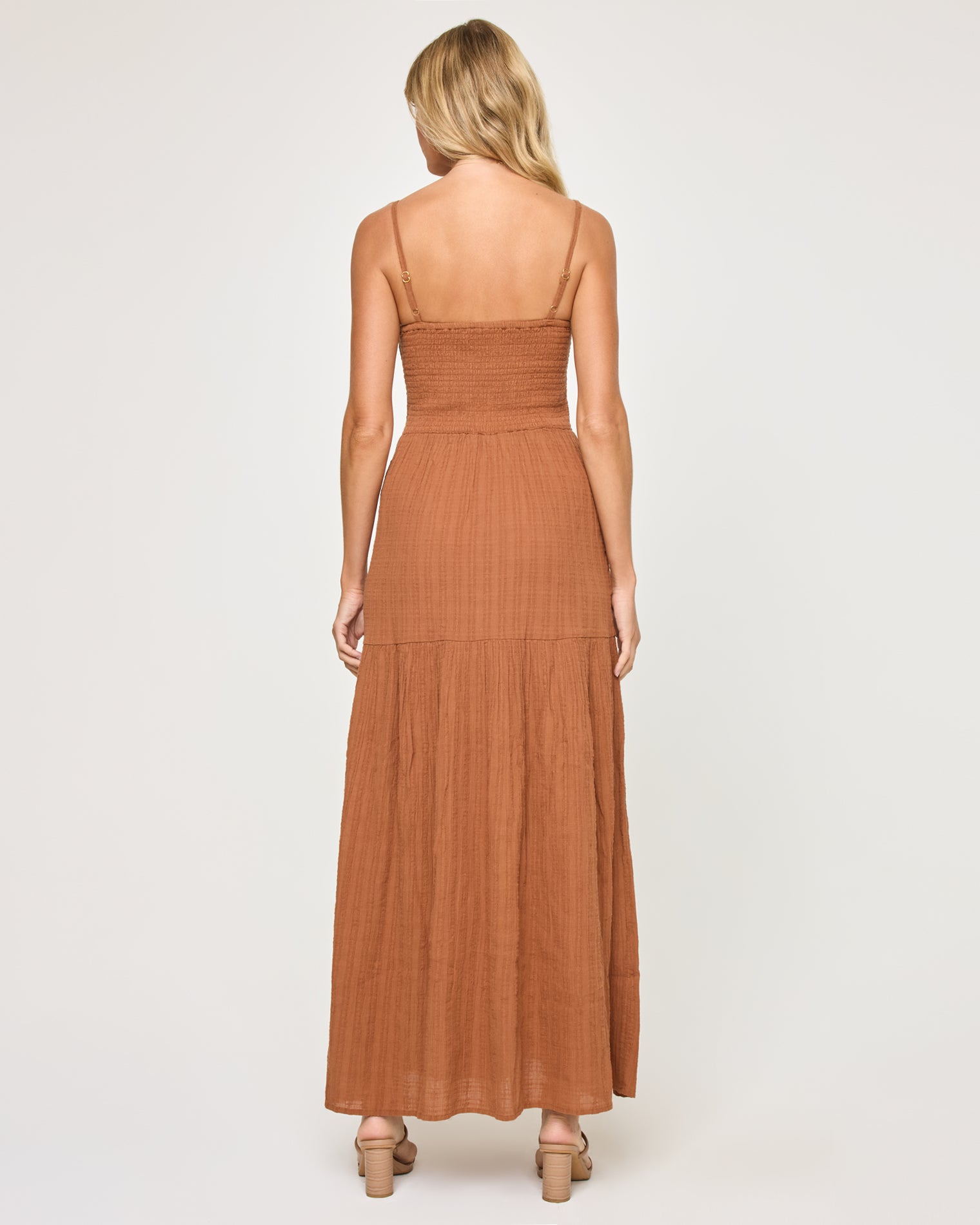 Mallorca Dress - Brown Sugar Brown Sugar | Model: Lura (size: S)