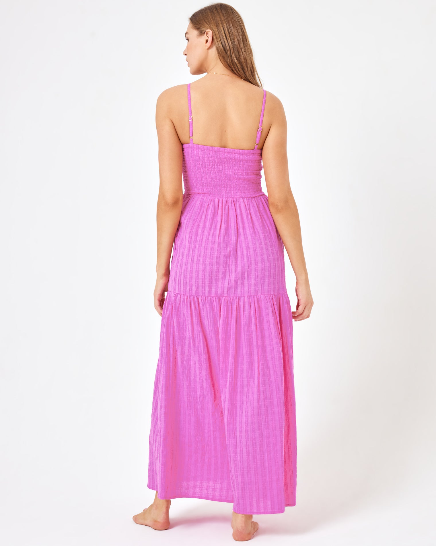 Mallorca Dress - Raspberry Raspberry | Model: Daria (size: S)