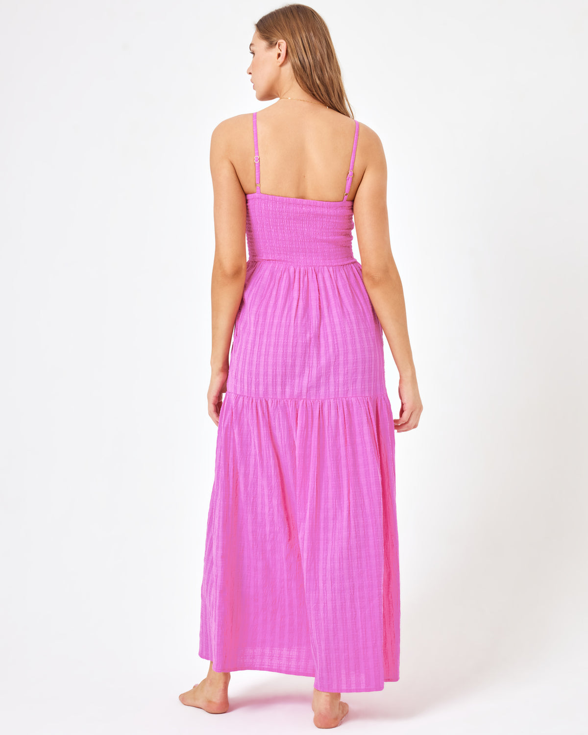 Mallorca Dress - Raspberry Raspberry | Model: Daria (size: S)