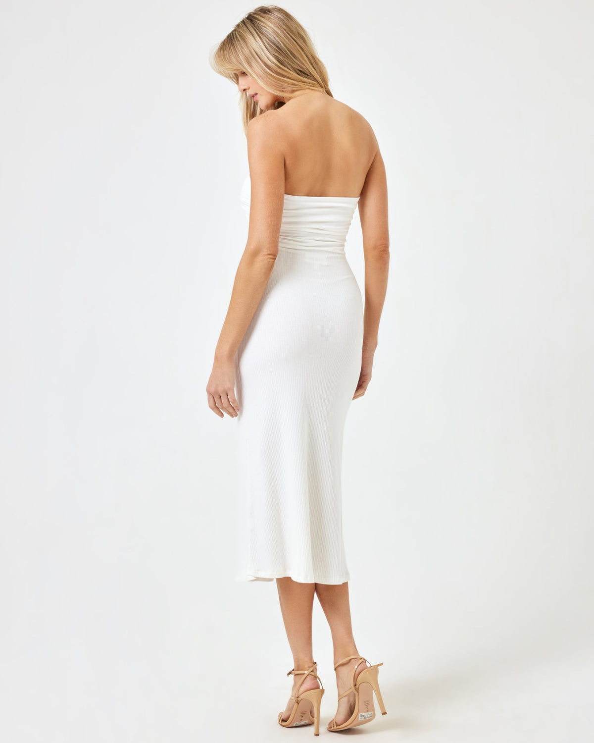 Manaia Dress - Cream Cream | Model: Lura (size: S)