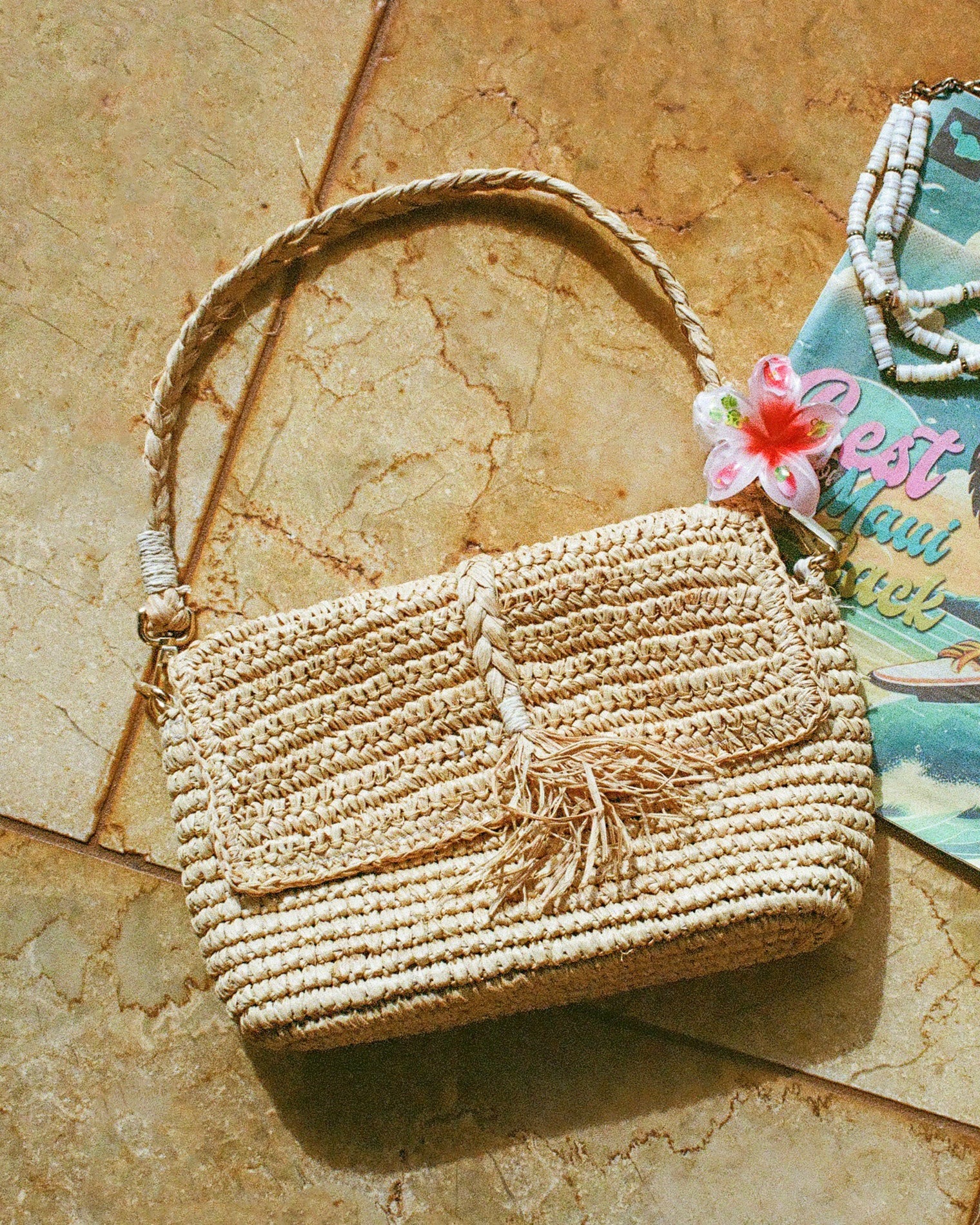 ゼガプライズ  テミン ポーチ LSPACE Camaya Bag - Natural