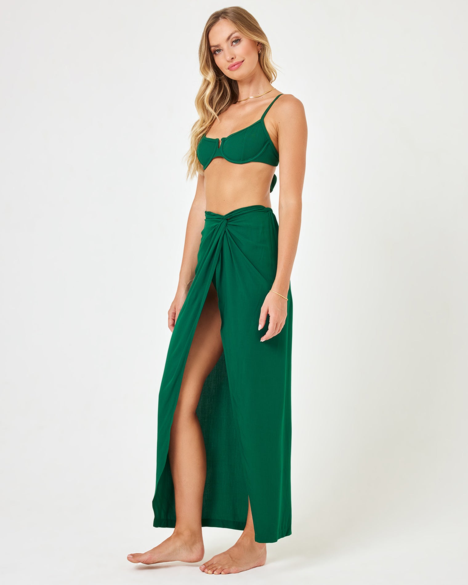 Mia Cover-Up - Emerald Emerald | Model: Taylor (size: S)