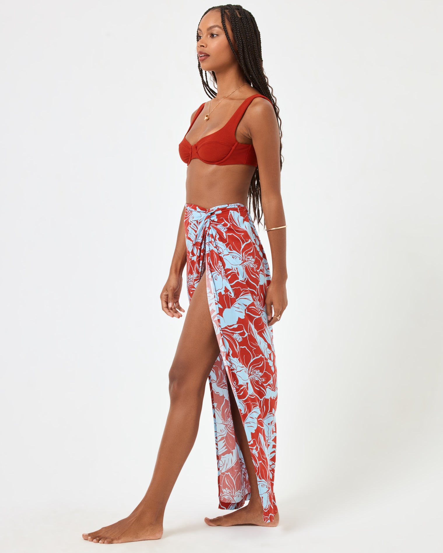 Printed Mia Cover-Up - Going Tropical Going Tropical | Model: Taelor (size: S) | Hover