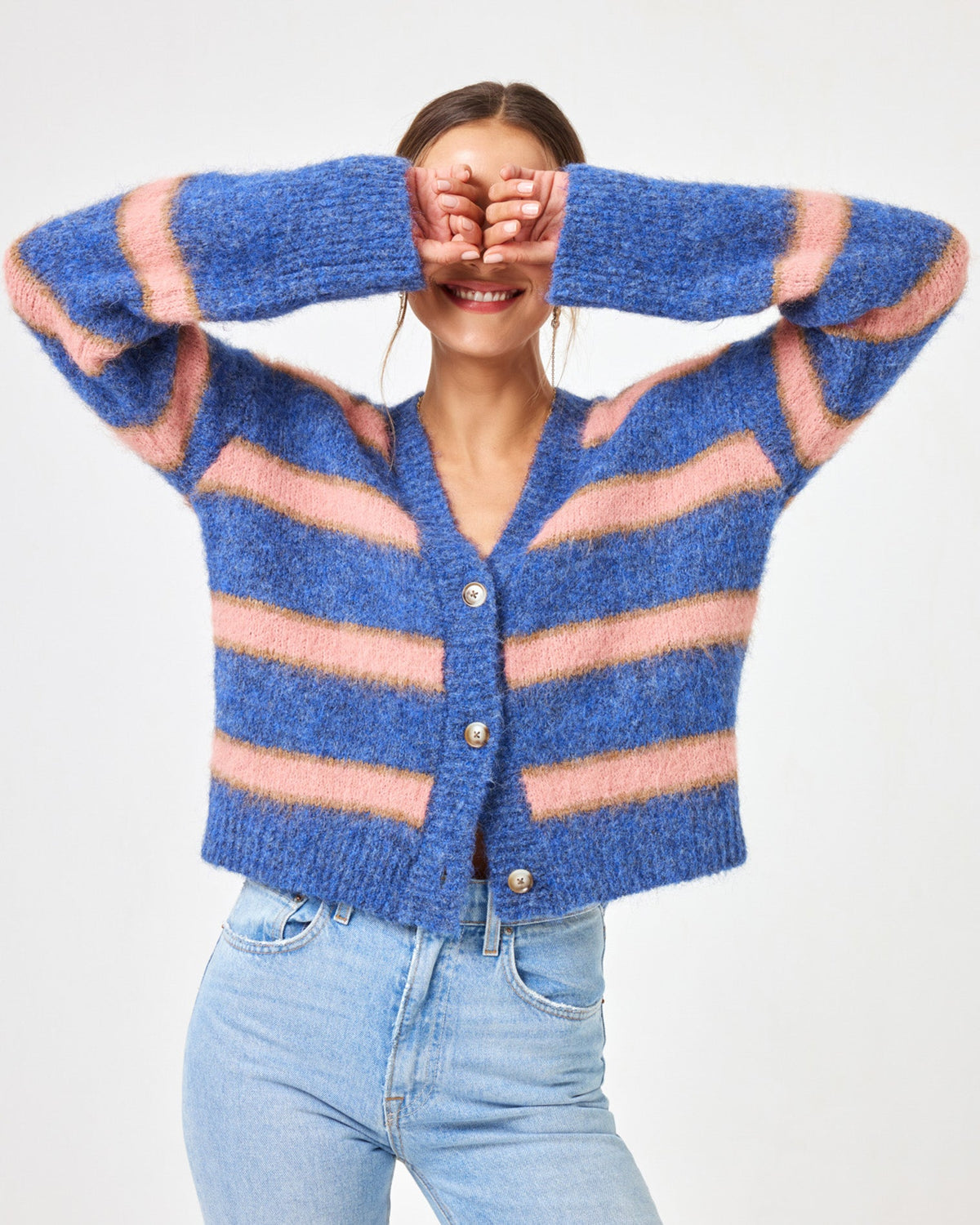 Montauk Sweater Montauk Stripe | Model: Anna (size: S)