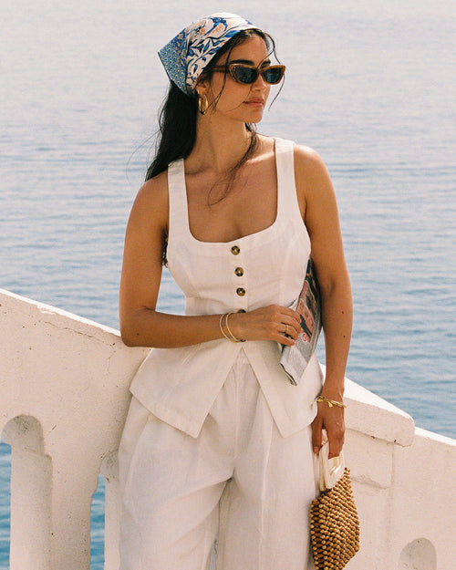 Sofie Vest - White