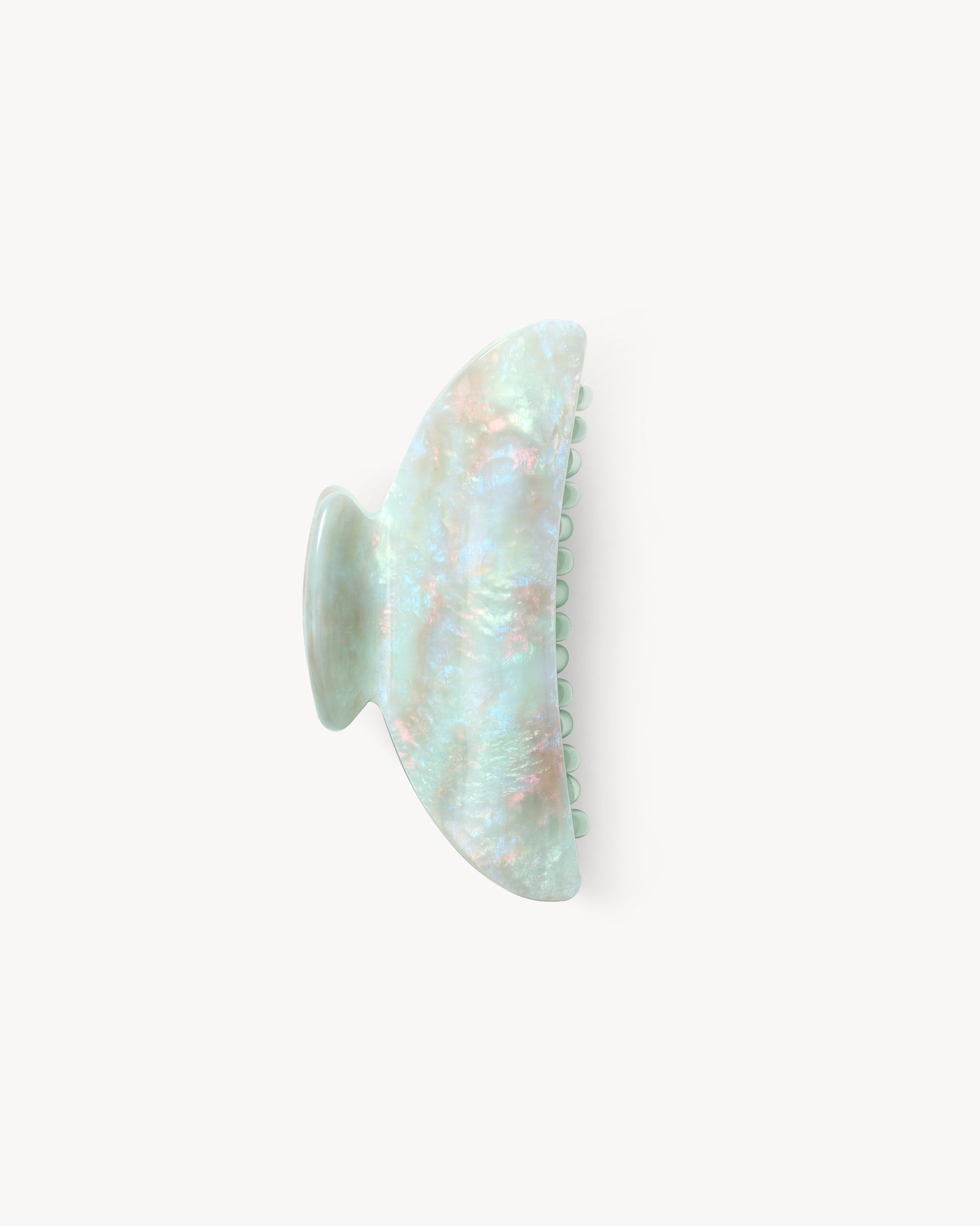 Machete Midi Claw - Astral Mint Off-model side profile view of the Machete Midi Claw in astral mint.