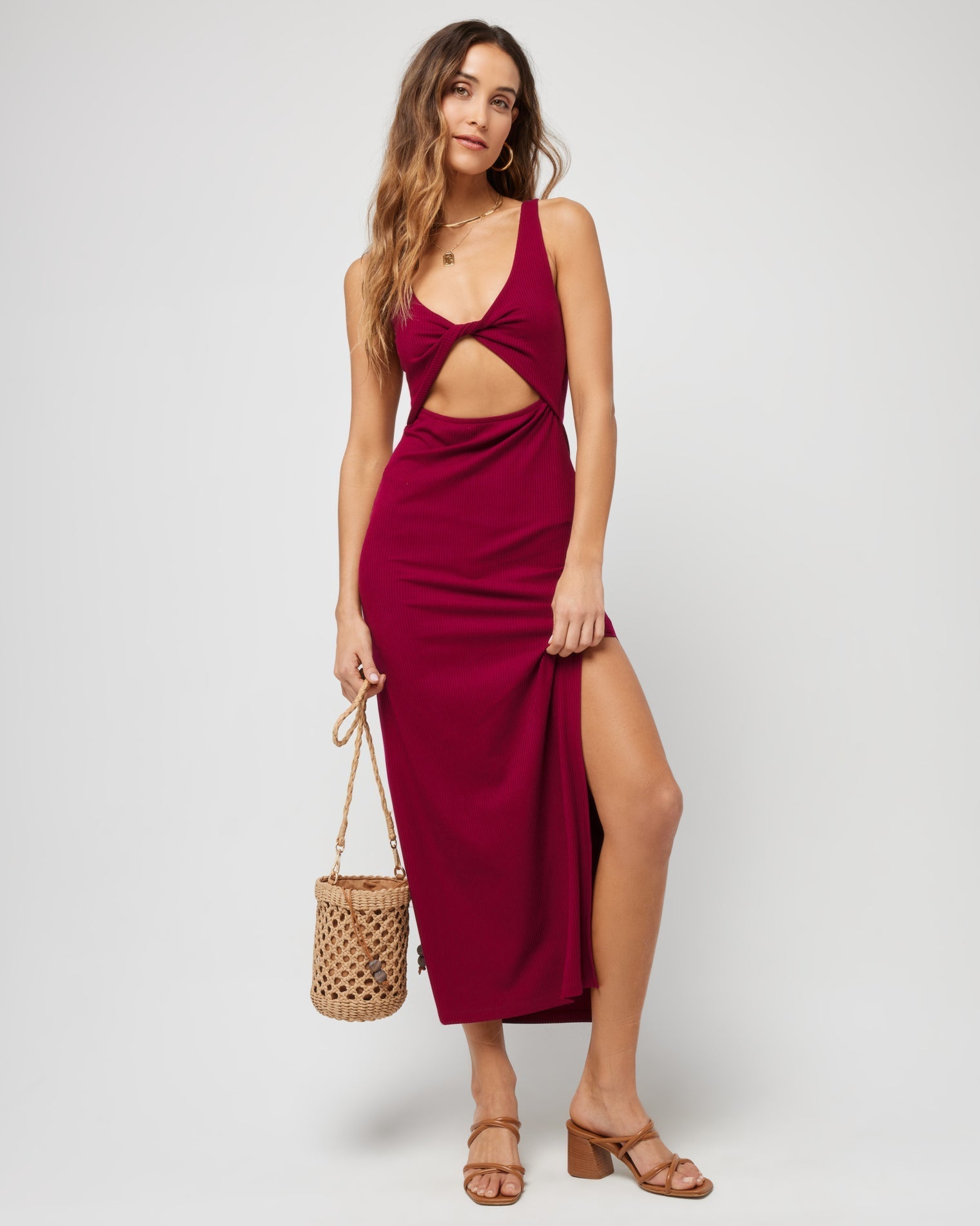 Nico Dress - Cabernet Nico Dress - Cabernet