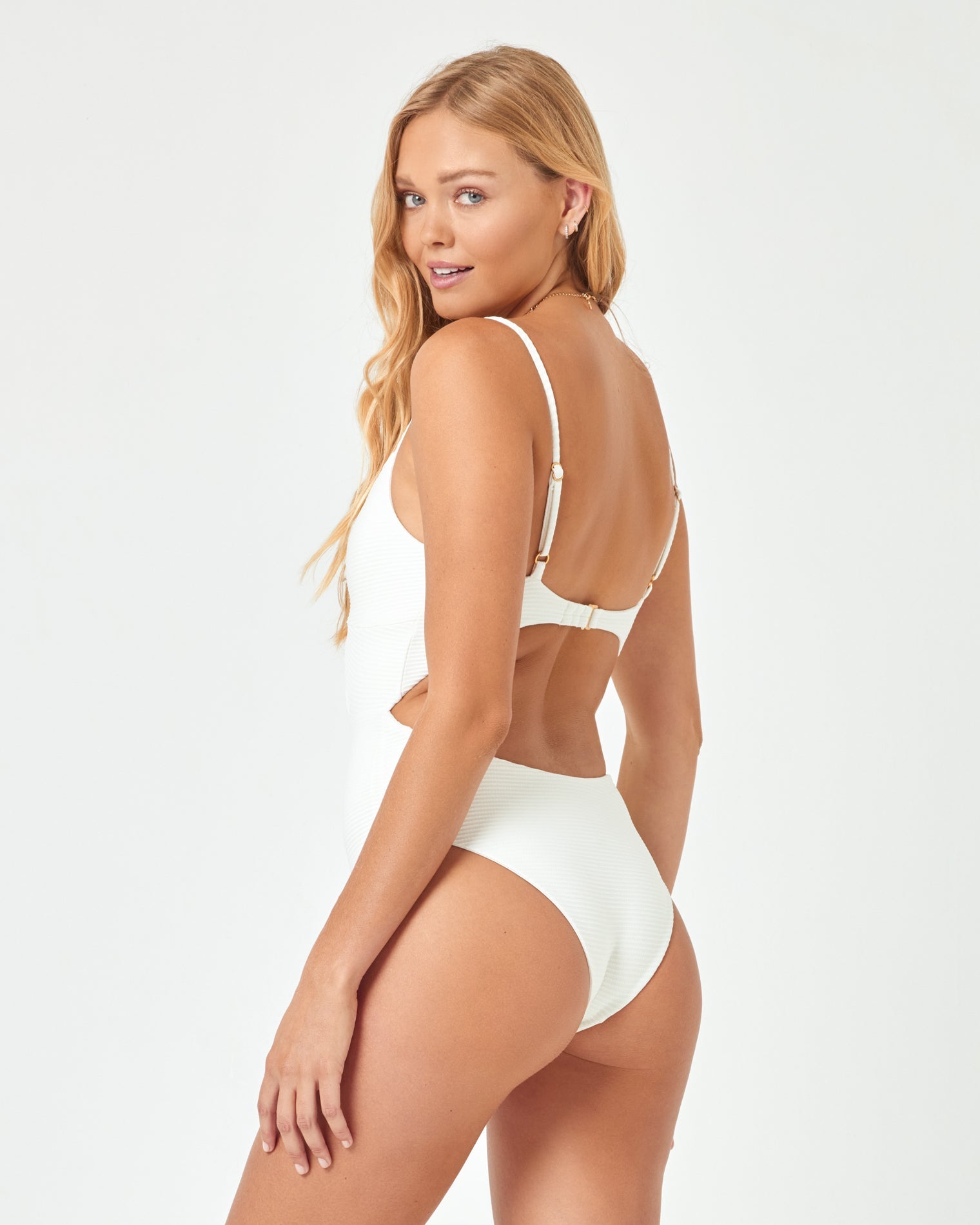 New women's split backless strappy swimsuit tight bikini – KesleyBoutique