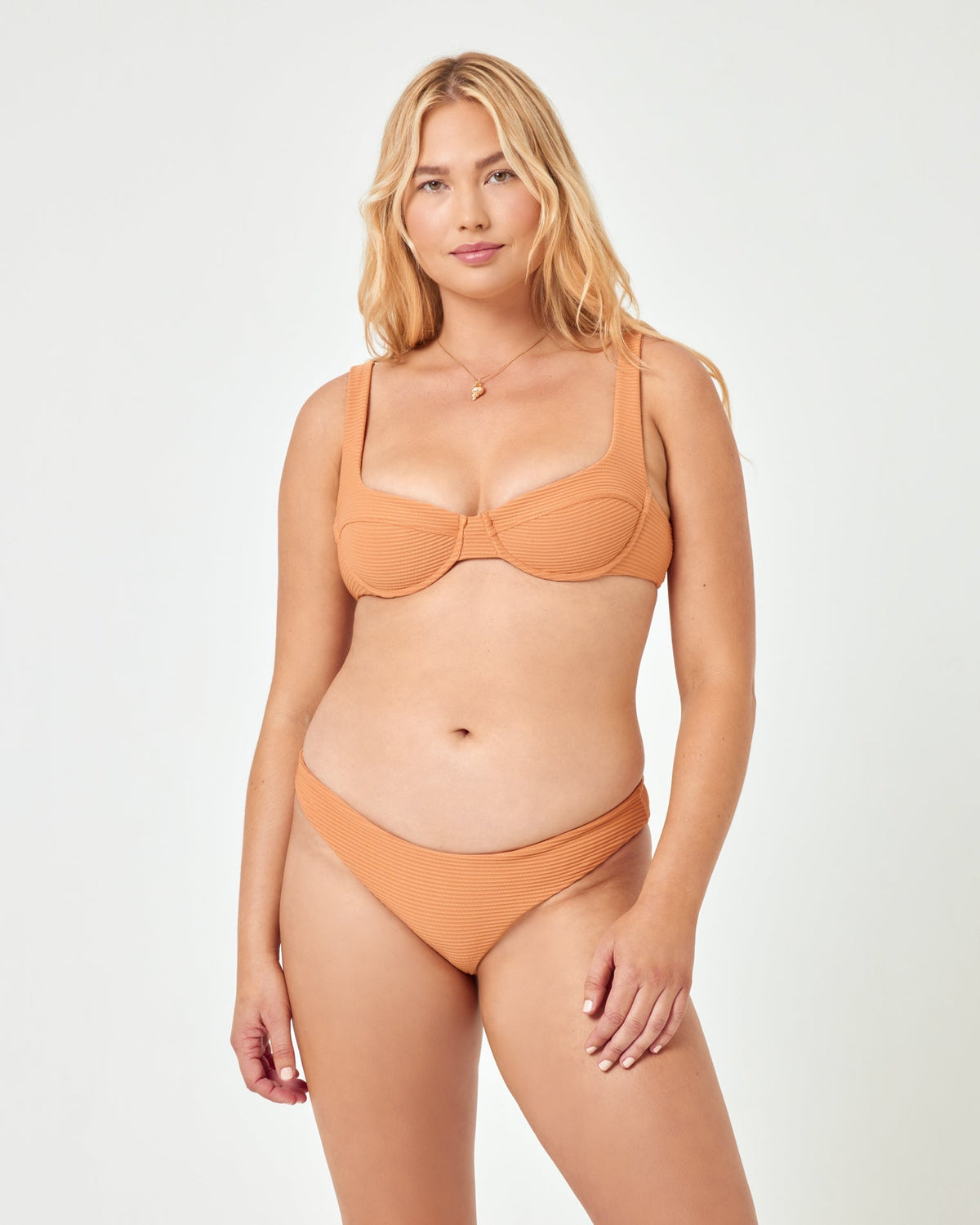 Eco Chic Repreve® Nikita Bikini Top - Sienna Sienna | Model: Sydney (size: XL)