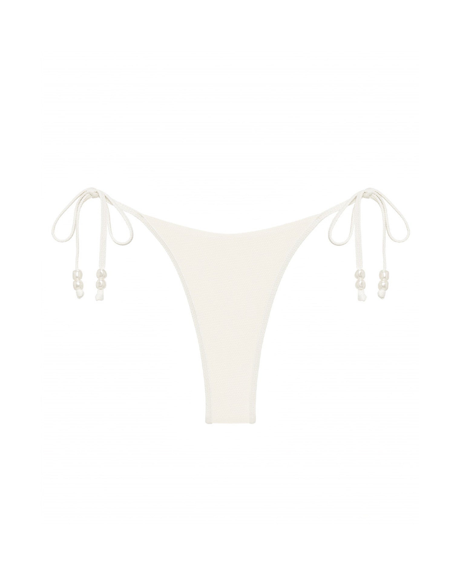 LSPACE Lucia bikini bottom in cream, off-model flat lay.