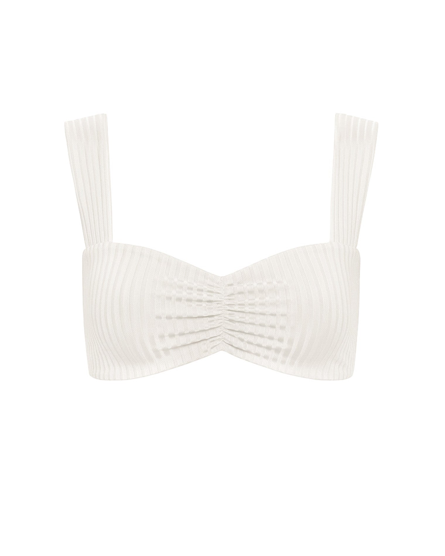 Marlee Bikini Top - Ribbed Cream Marlee Bikini Top - Ribbed Cream