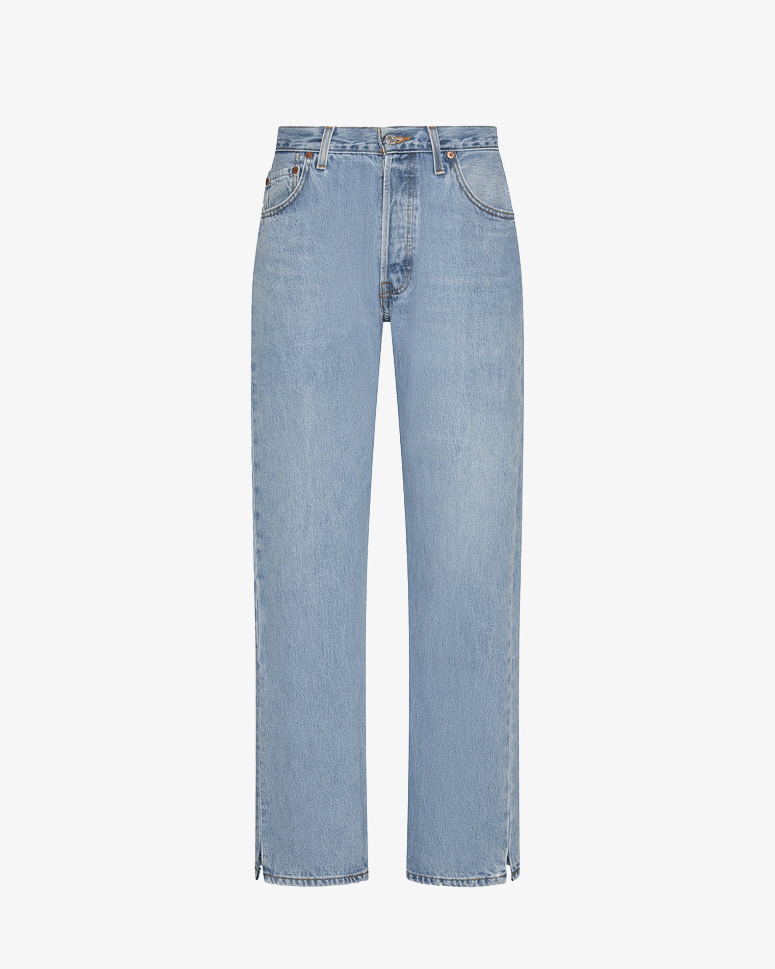 aligrace Off Duty Jean - Blue LSPACE aligrace off duty jean in blue, off-model flat lay, front view.