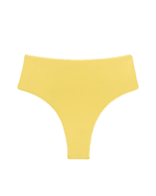 LSPACE Soleil bikini bottom in Ditsy, off-model flat lay.