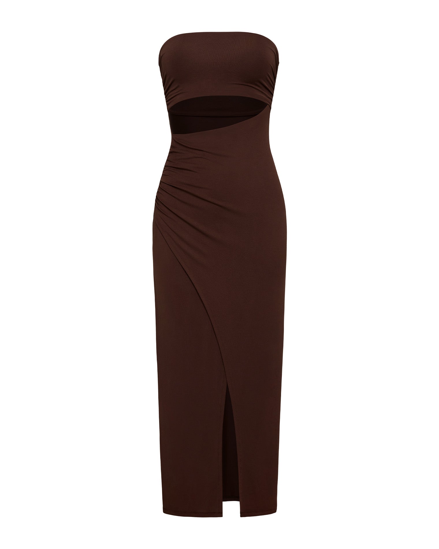 x The Salty Blonde Corsica Dress - Espresso Off-model image of the LSPACE x The Salty Blonde Corsica Dress in espresso