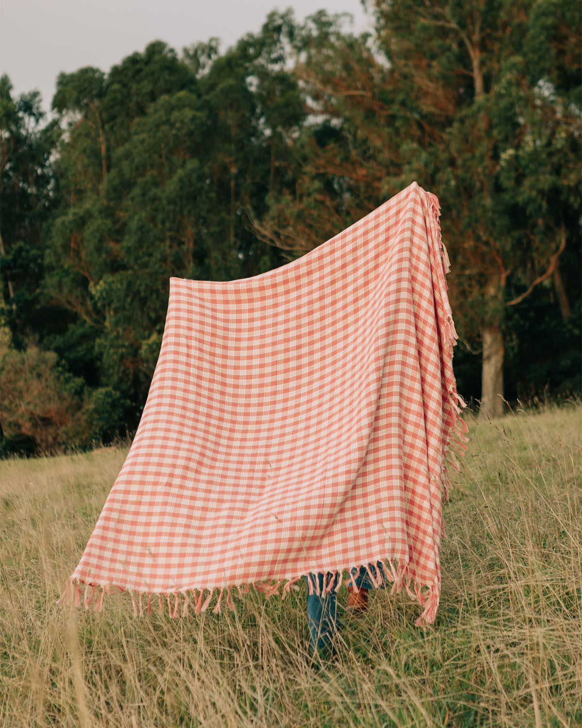 Slowtide Palaka Lightweight Beach Blanket - Guava Slowtide Palaka Lightweight Beach Blanket - Guava
