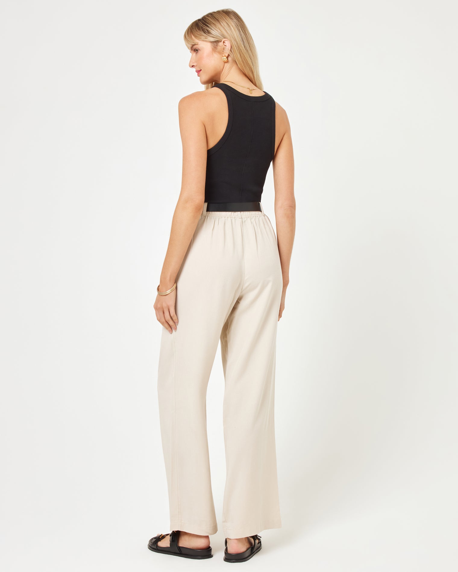 Rhodes Pant - Oyster Oyster | Model: Lura (size: S)