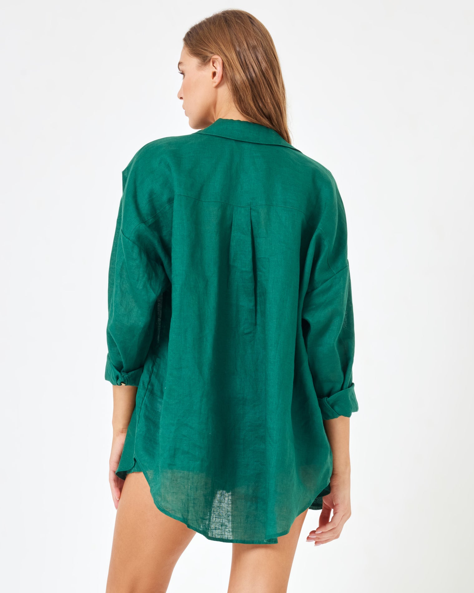 LSPACE x Revolve Rio Tunic - Emerald Emerald | Model: Daria (size: S) | Hover