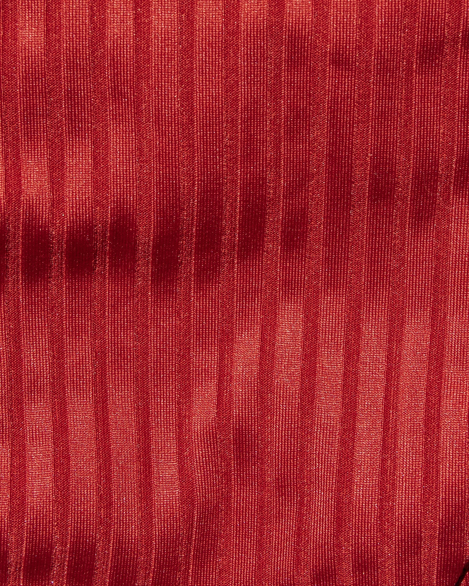 Peyton Bikini Top - Redwood Close-up image of the Redwood Eco Ocean Rib fabric.