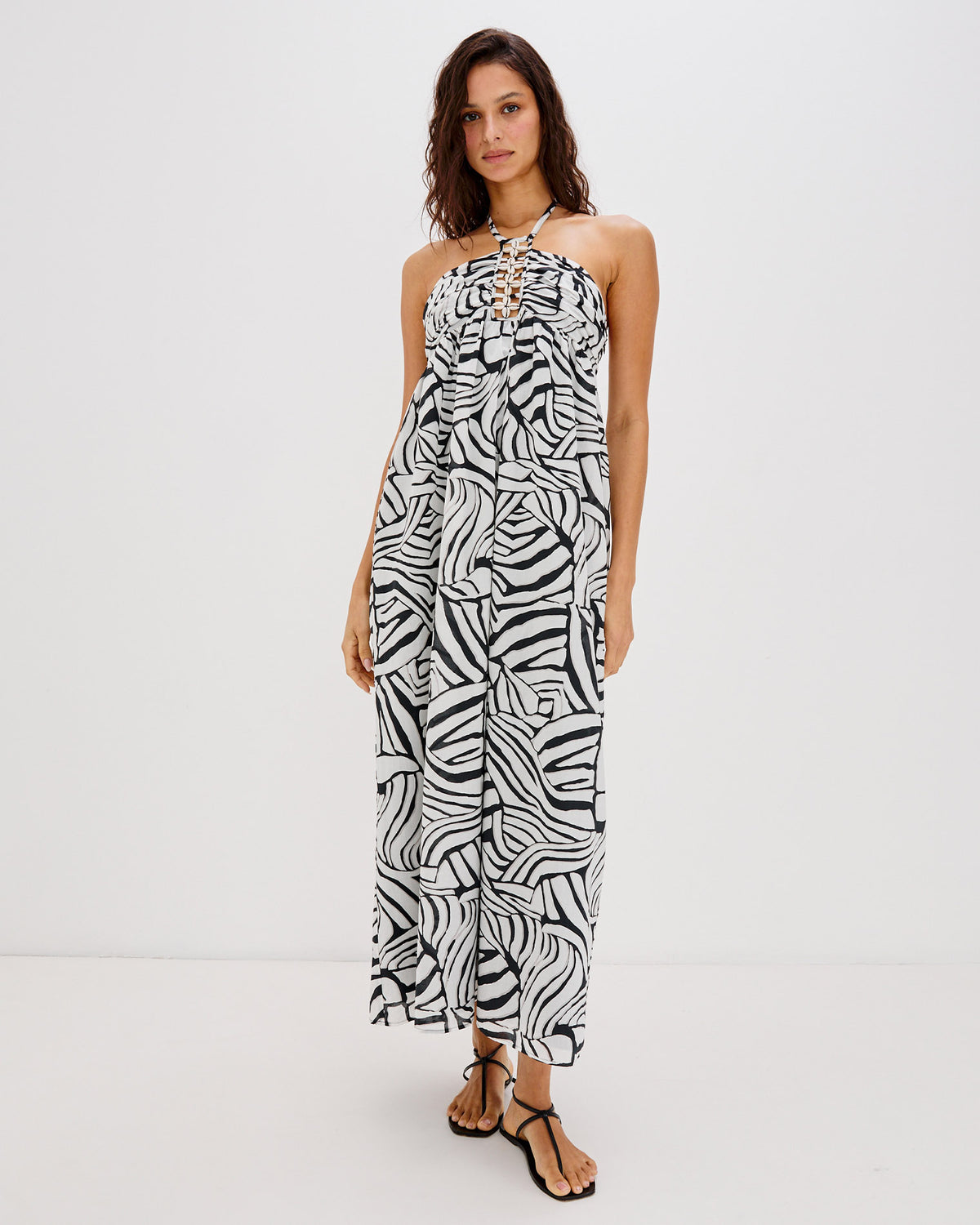 Palazzo Dress - Playa Blanca Palazzo Dress - Playa Blanca