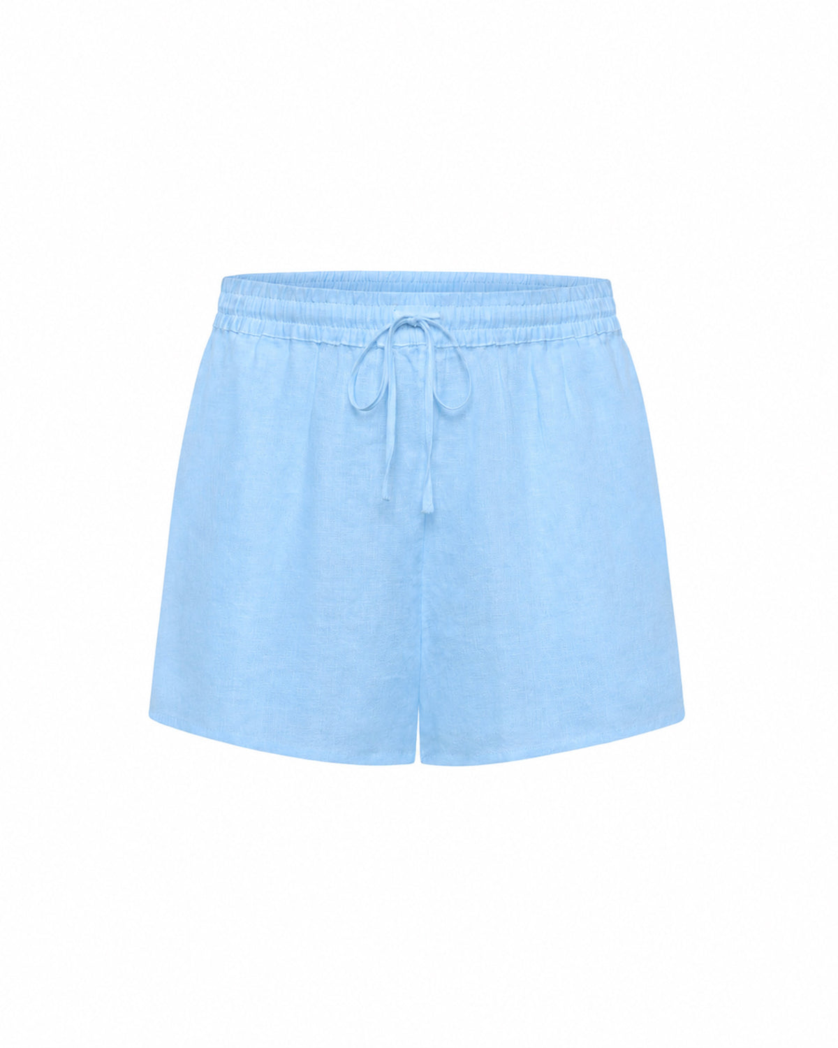 Rio Short - Sky Blue LSPACE Rio Short in sky blue, off-model flat lay on white background.
