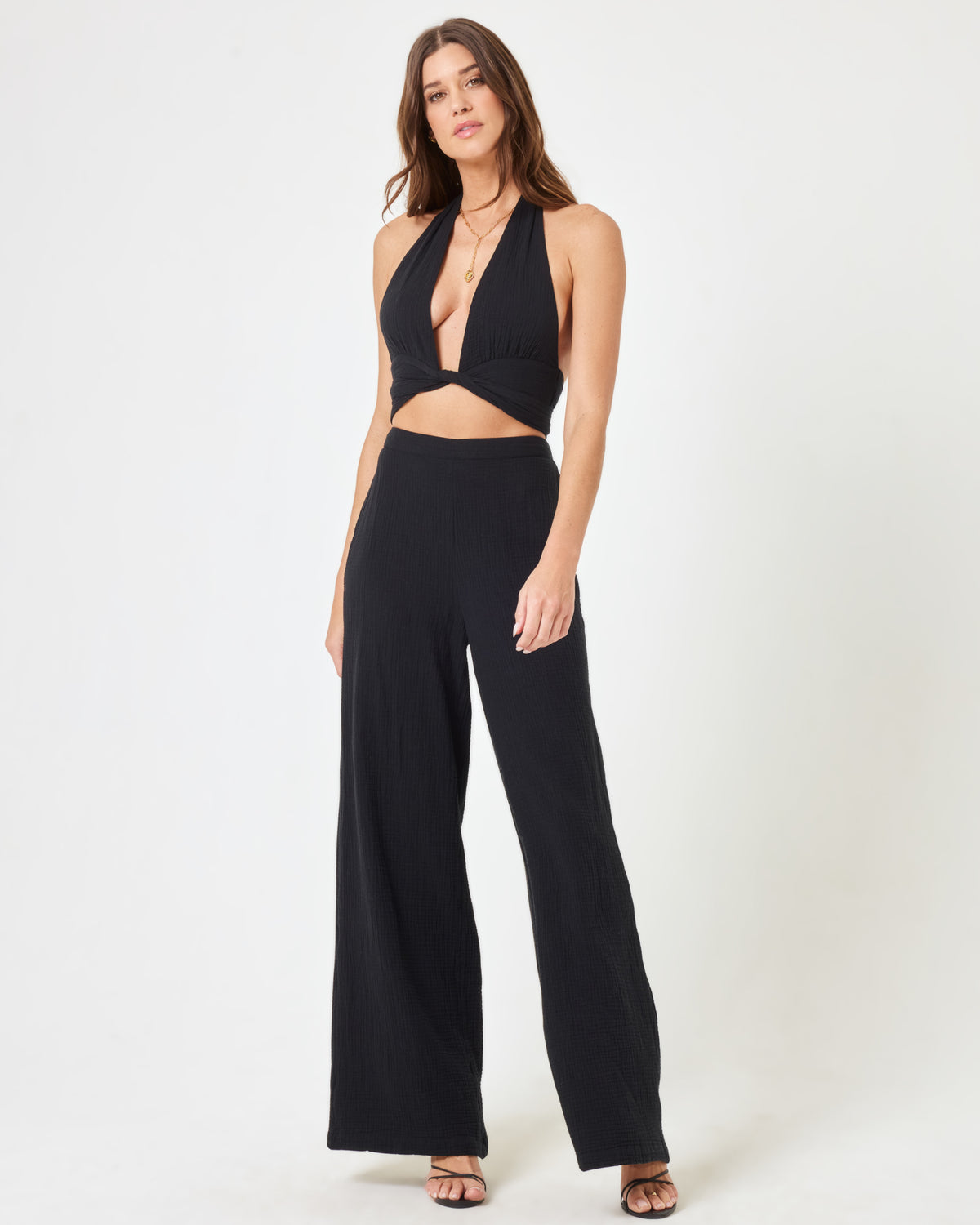 Santos Top - Black Black | Model: Maitlynn (size: S) | Hover