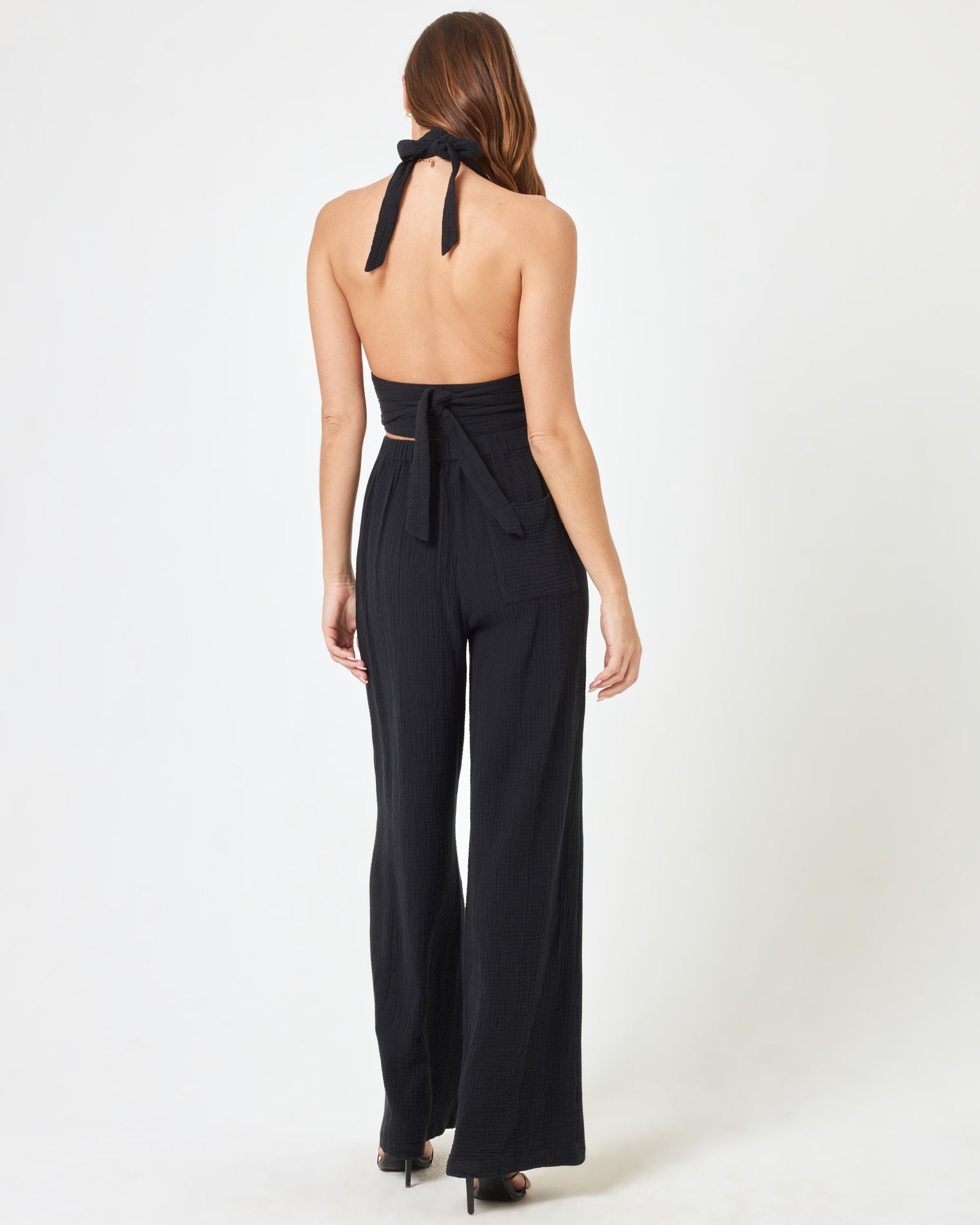 Santos Top - Black Black | Model: Maitlynn (size: S)