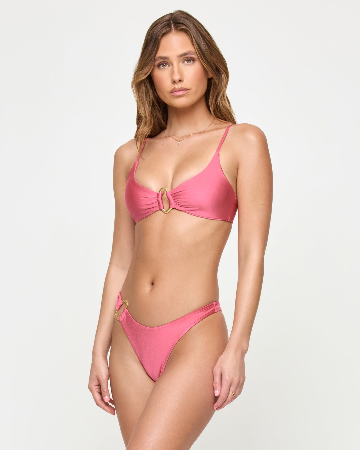 Teagan Bikini Bottom - Begonia Teagan Bikini Bottom - Begonia