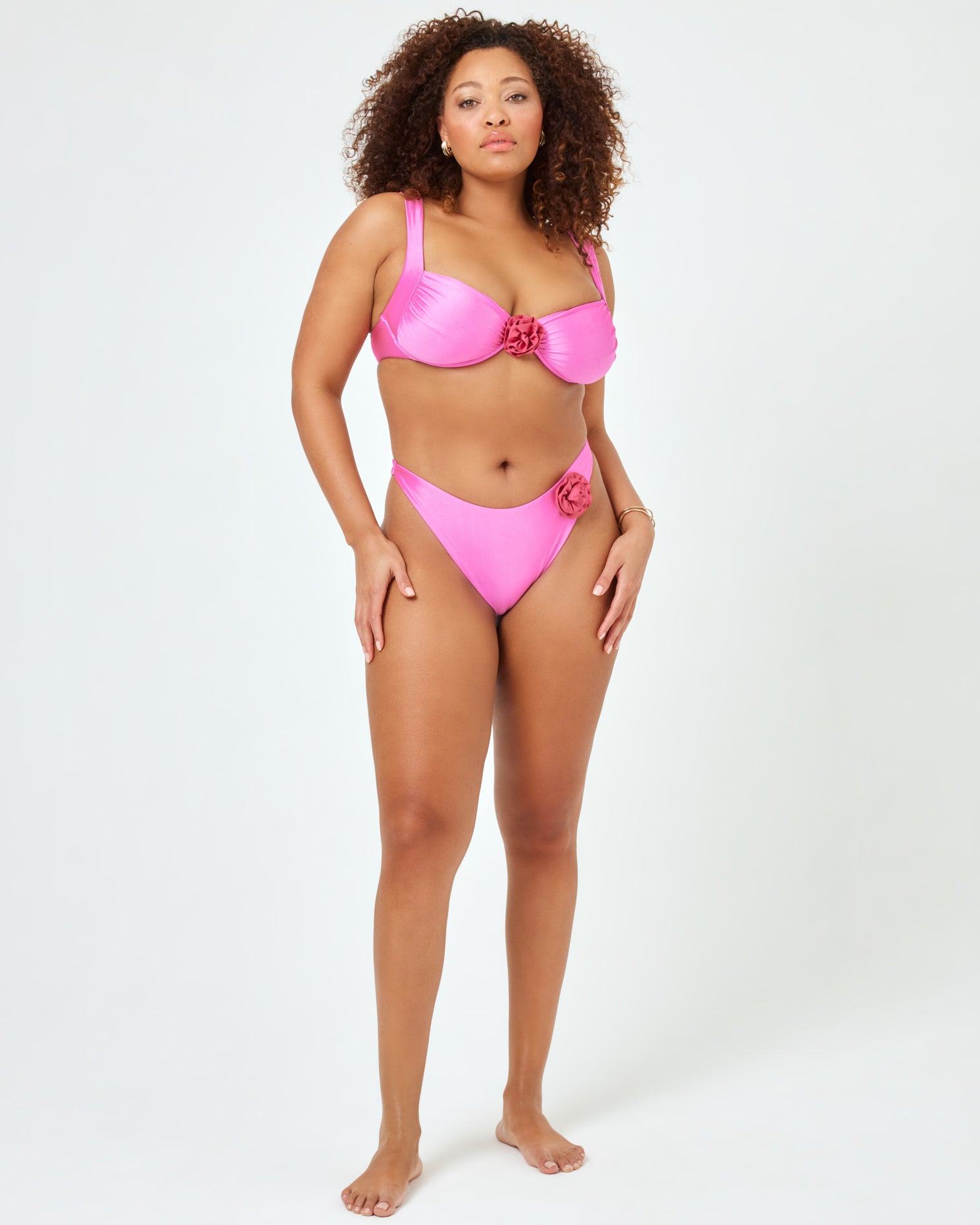 Rosette Stella Bikini Top - Pink Quartz Pink Quartz | Model: Amber (size: XL) 