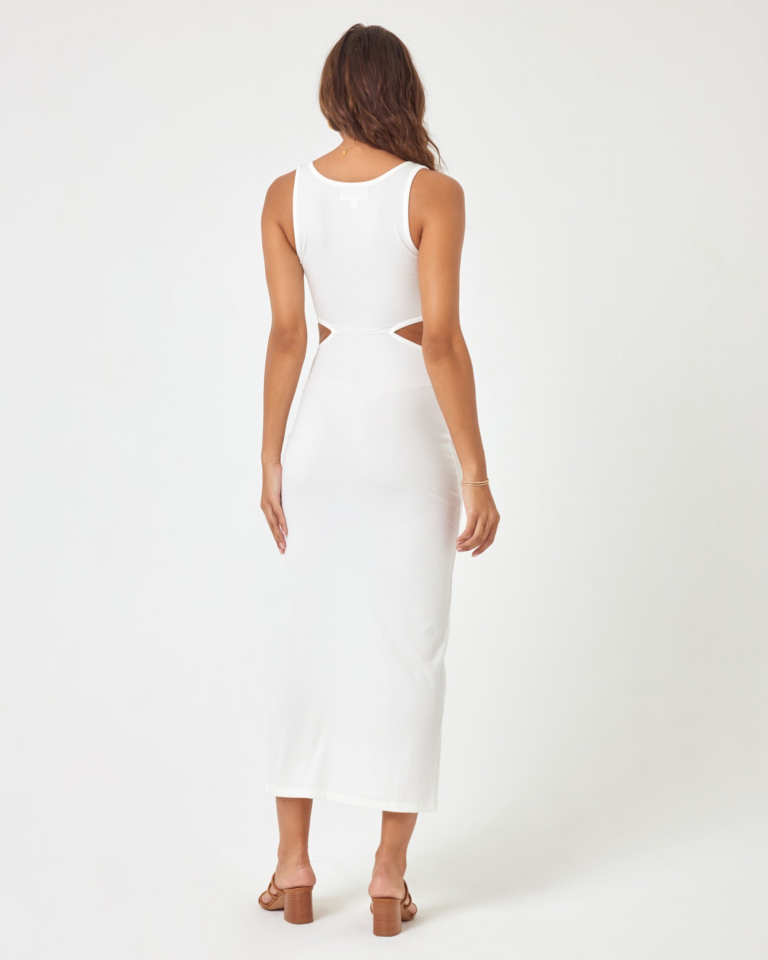 Skyler Dress - Cream Cream | Model: Natalie (size: S)