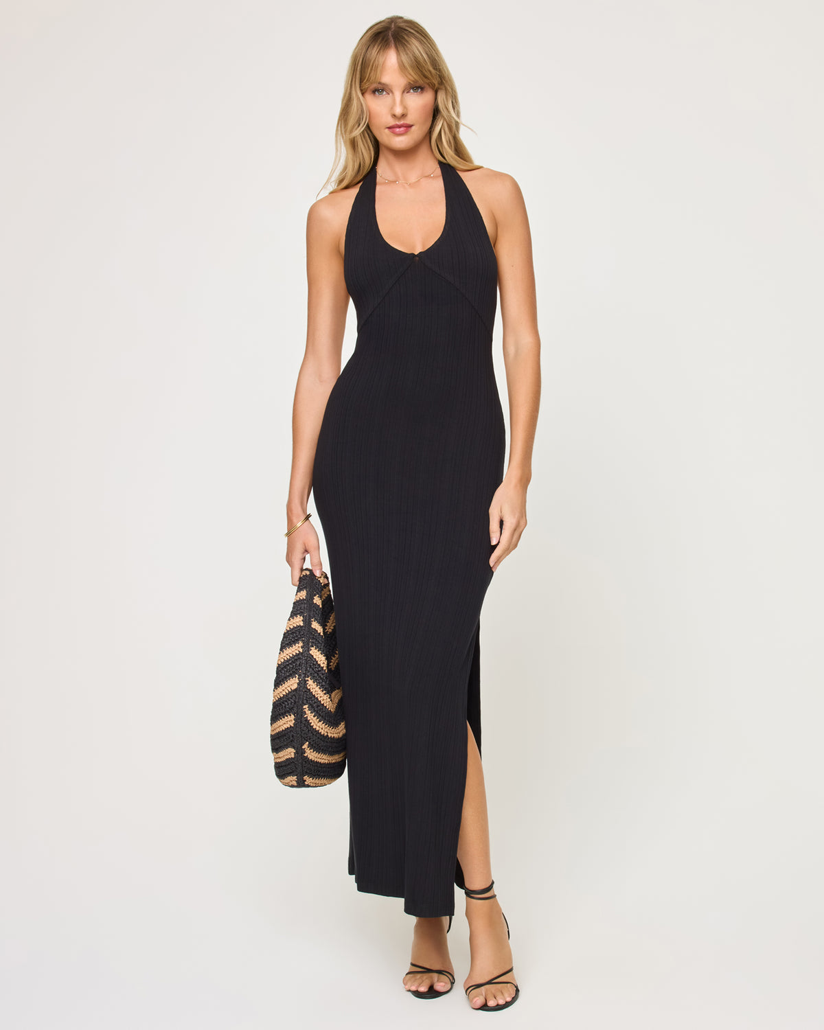 Skye Dress - Black Black | Model: Lura (size: S)