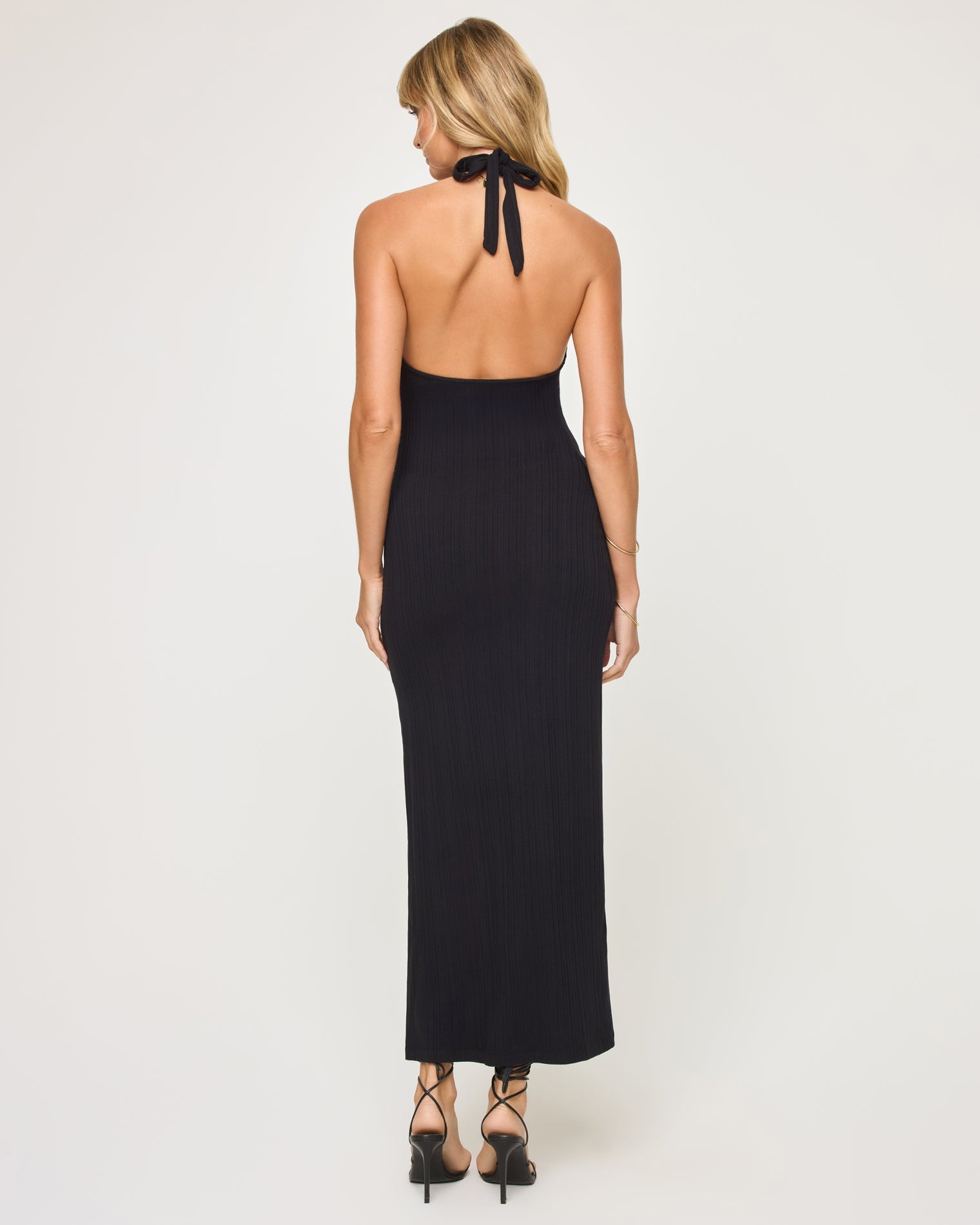 Skye Dress - Black Black | Model: Lura (size: S)