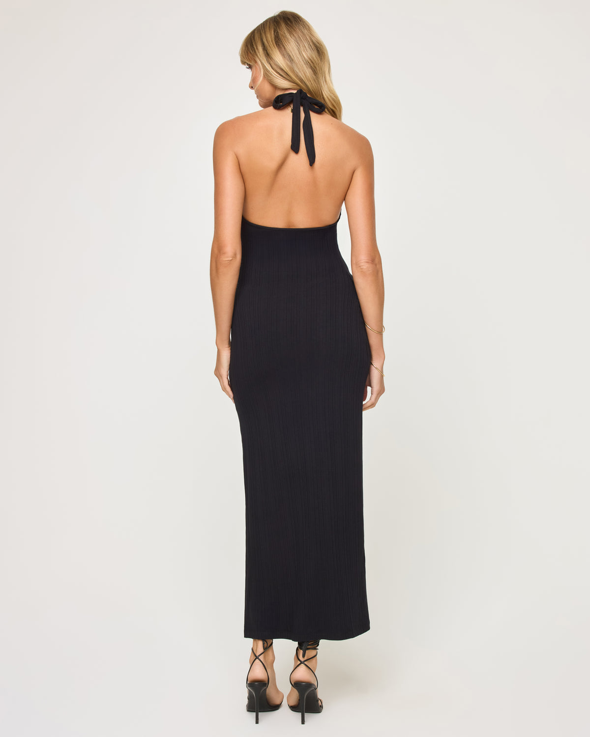 Skye Dress - Black Black | Model: Lura (size: S)