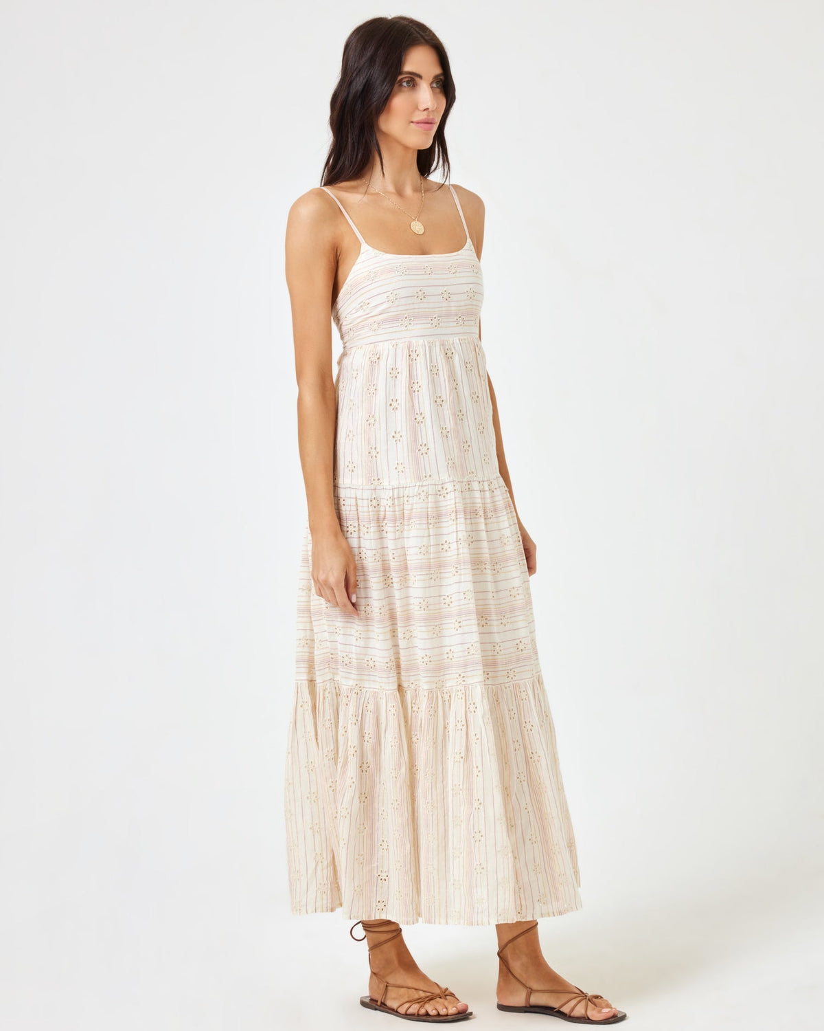 Eyelet Santorini Dress Falling For You Eyelet | Model: Diana (size: S)