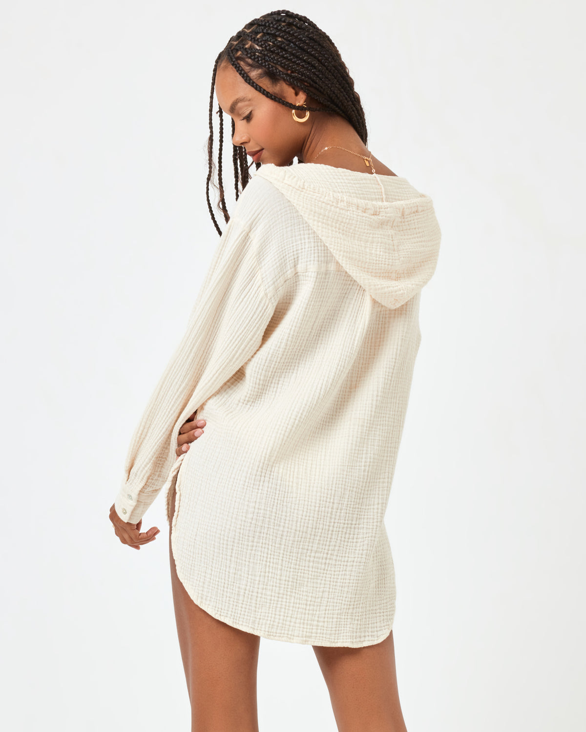 Sonora Tunic - Tapioca Tapioca | Model: Anna (size: S)