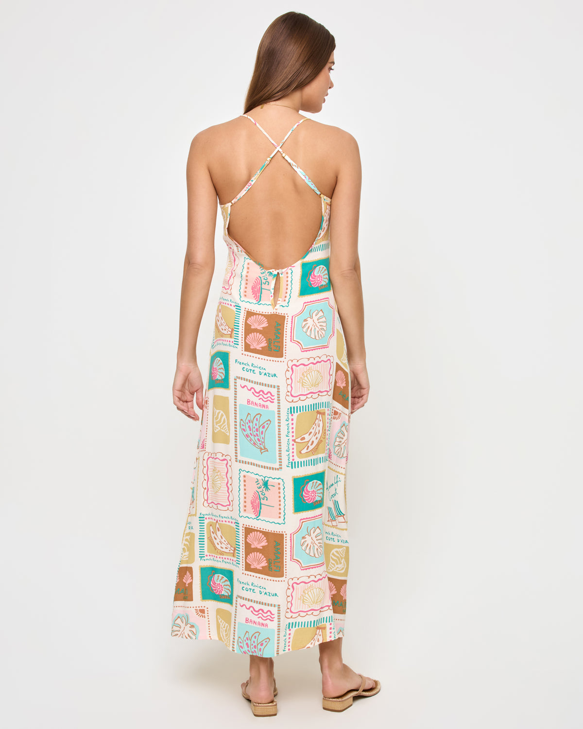 Summer Somewhere Slip Dress - Postcards Summer Somewhere Slip Dress - Postcards