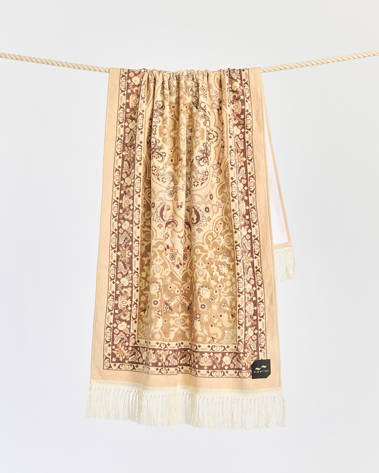 Slowtide Haven Beach Towel - Fawn
